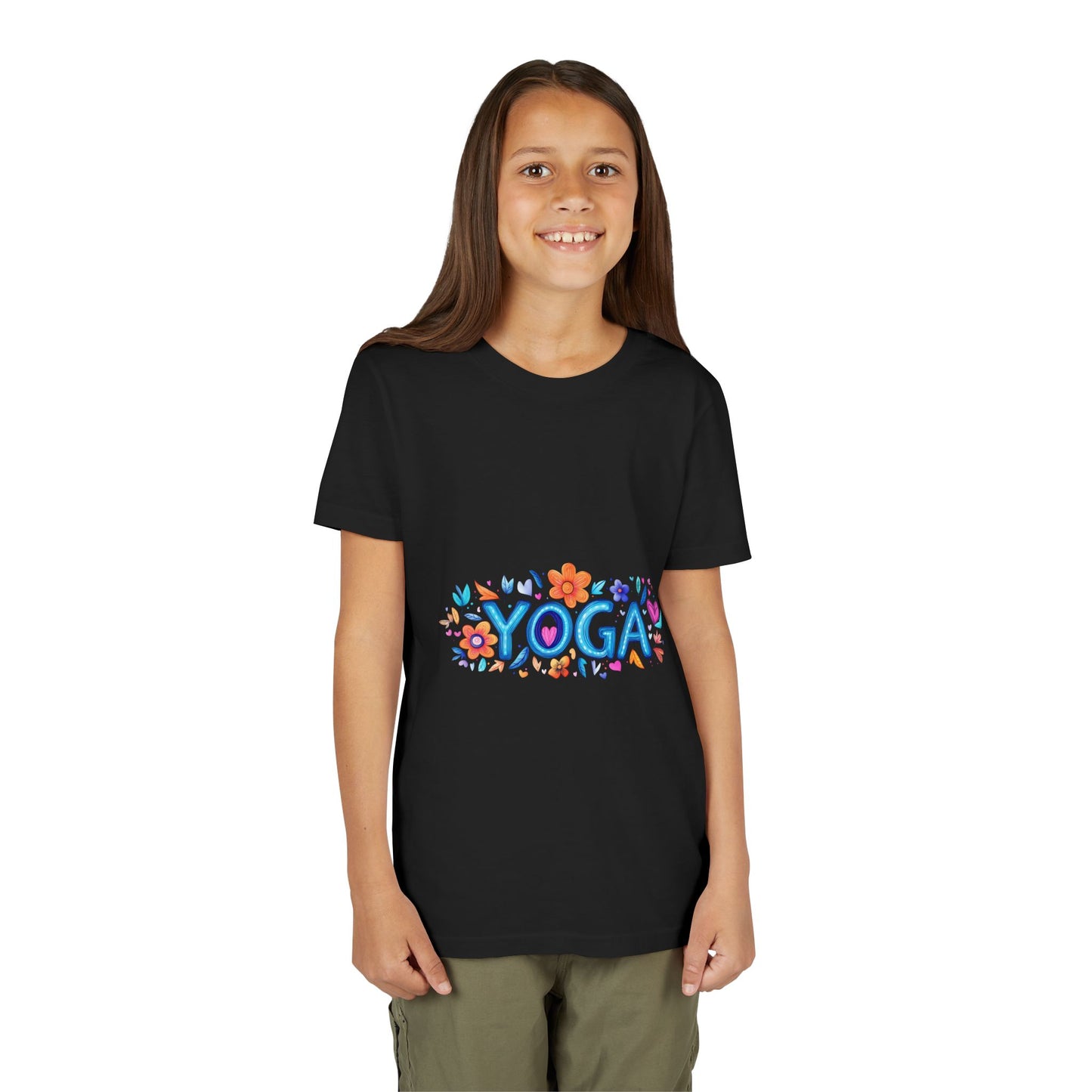 Youth Yoga Tee - Kids Yoga T-Shirt I Fun Activewear I Summer Tee I Gift for Little Yogis I Cute Yoga Apparel