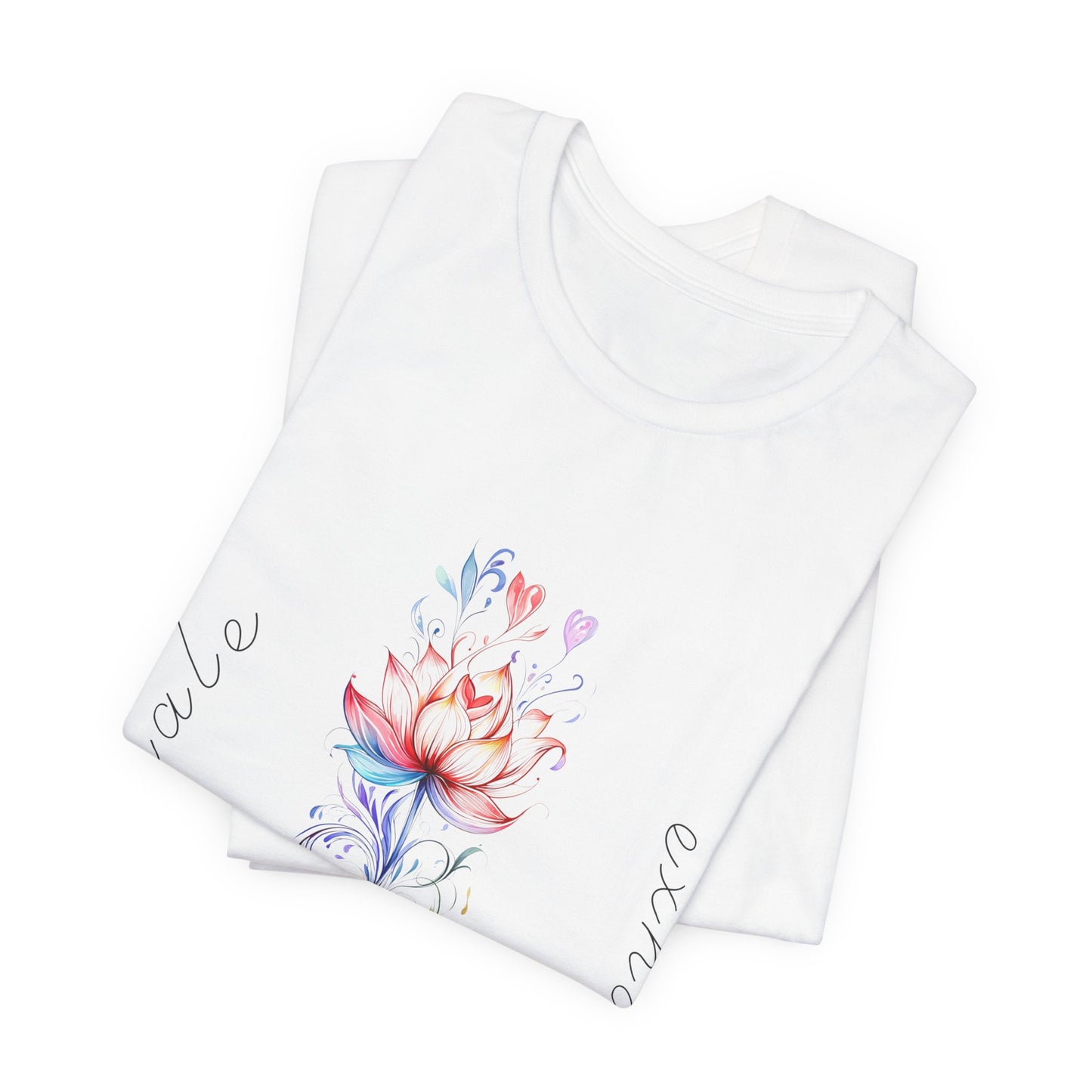 Lotus Flower Inhale Exhale Unisex Yoga Tee | Inspirational T-Shirt I Yoga Mindfulness Apparel I Meditation T-Shirt