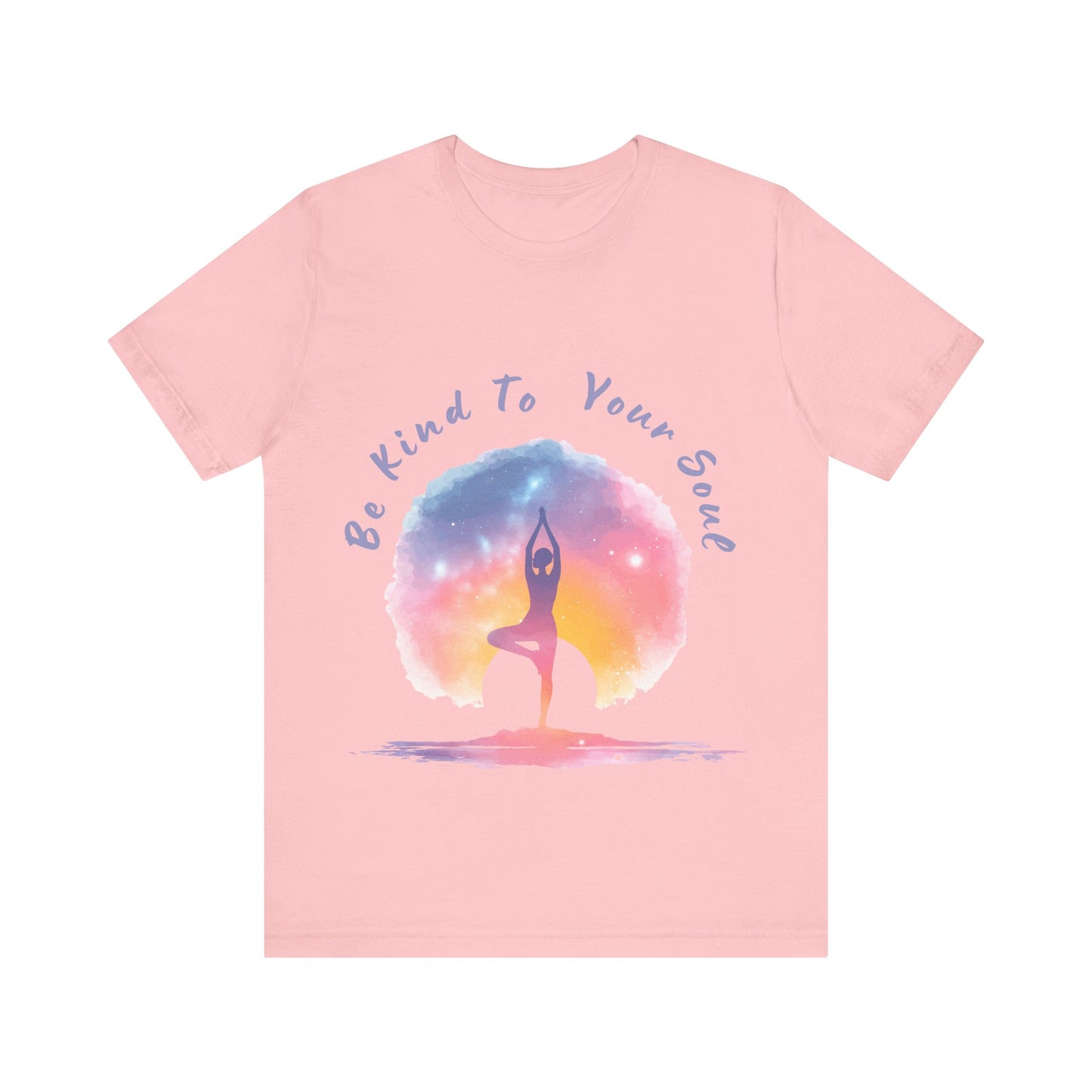 "Be Kind To Your Soul" Meditation Inspired Tee I Spiritual Yoga T- Shirt I Relaxation Mindfulness Apparel I Self-Care Clothing