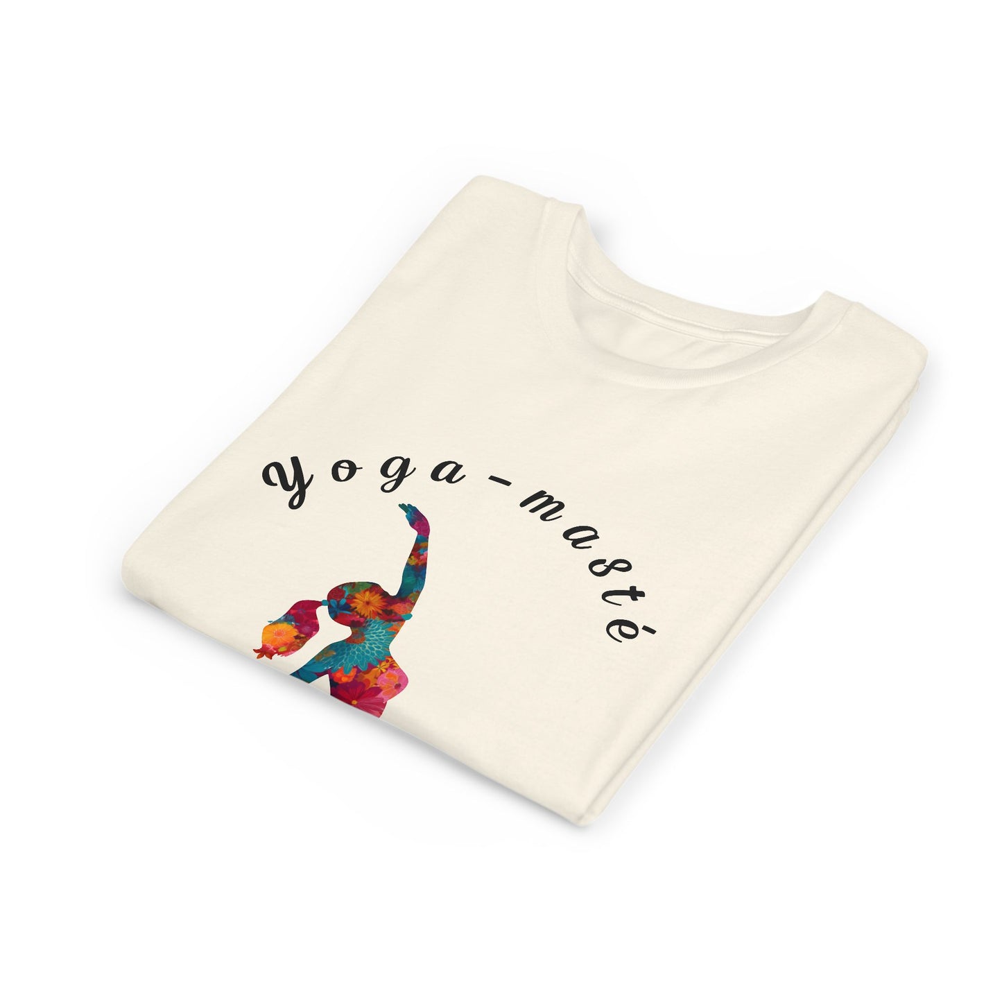 Yoga-masté Vibrant Yoga Tee for Kids I Yoga T-Shirt I Kids Yoga Wear I Colorful Gift for Young Yogis