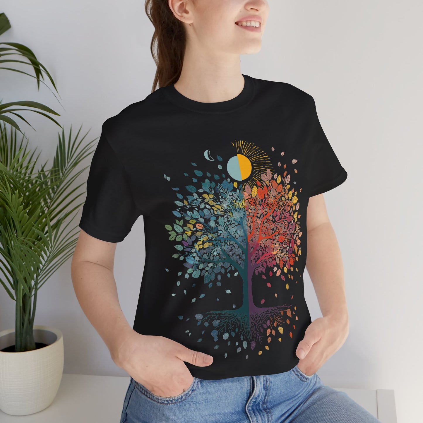 Tree of Life Yoga Tee - Unisex T-Shirt I Nature Lover Apparel I Tee for Yogis I Spring Fashion I Self-Care Meditation Apparel