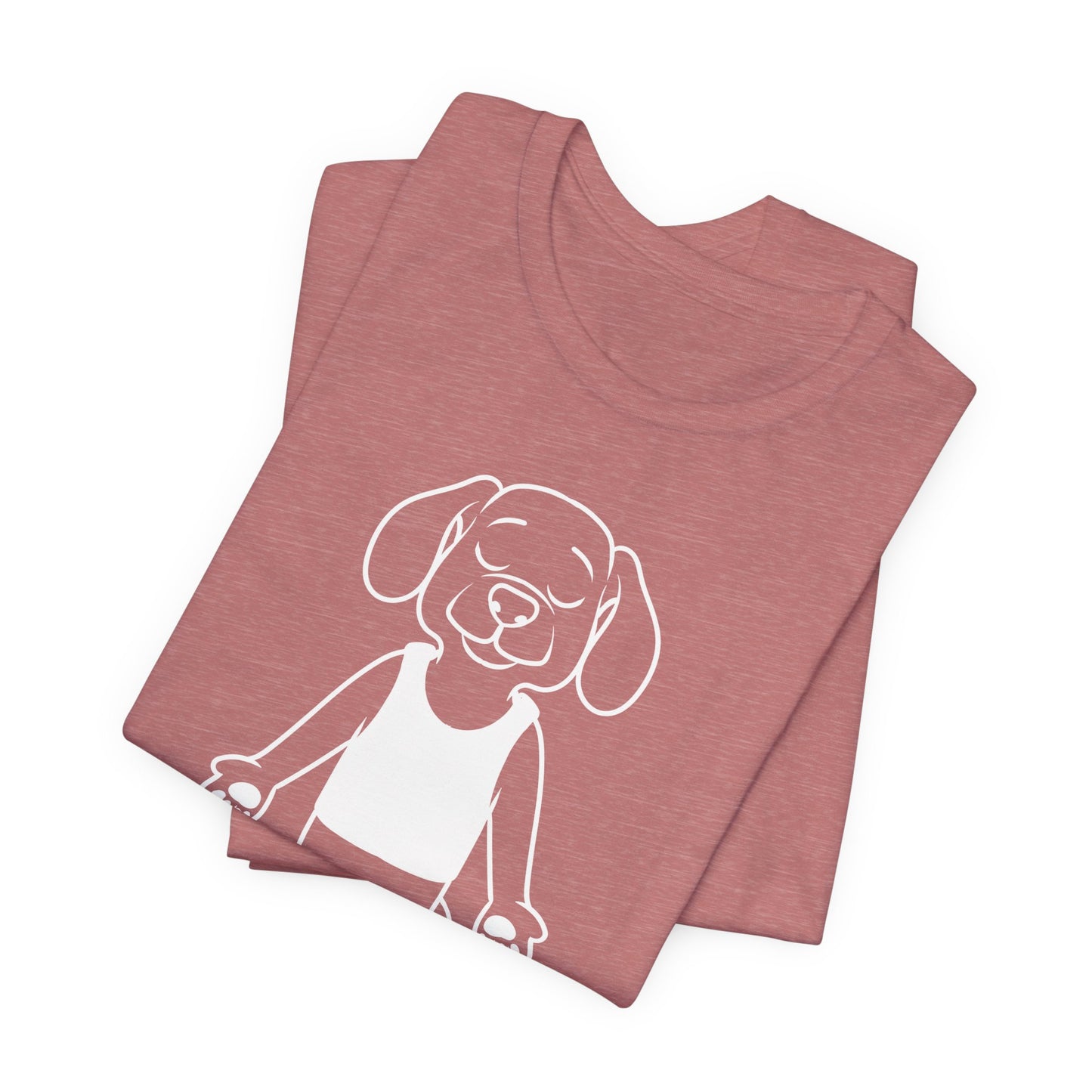 Up Human Pose - Unisex Dog Yoga Tee I Relaxation Gift I Yoga & Pet Lover T-Shirt I Quirky Animal Tee I Fun Gift for Dog Parents I Cute Tee for Zen Vibes