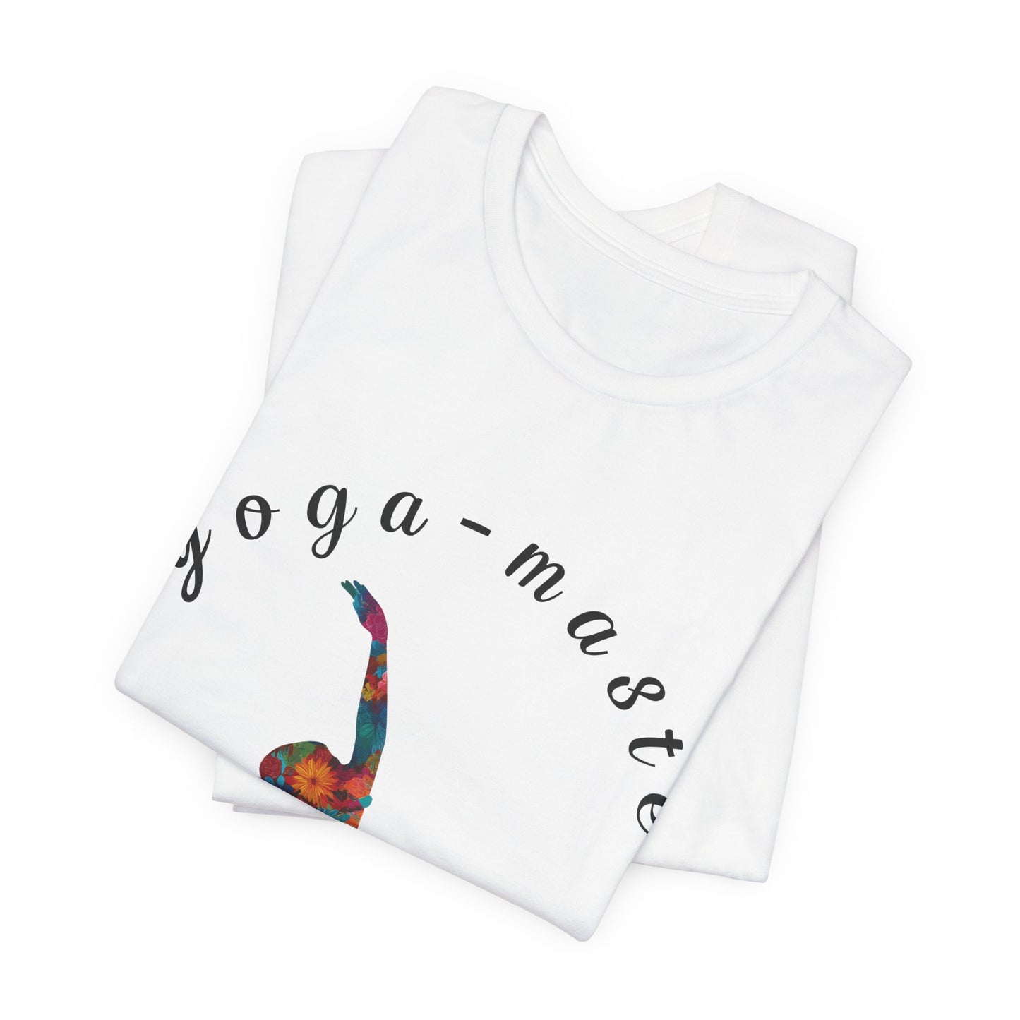 Yoga-Masté Unisex Tee I Vibrant Yoga T-Shirt I Perfect for Classes and Retreats I Gift for Yogis I Self-Care Meditation Apparel