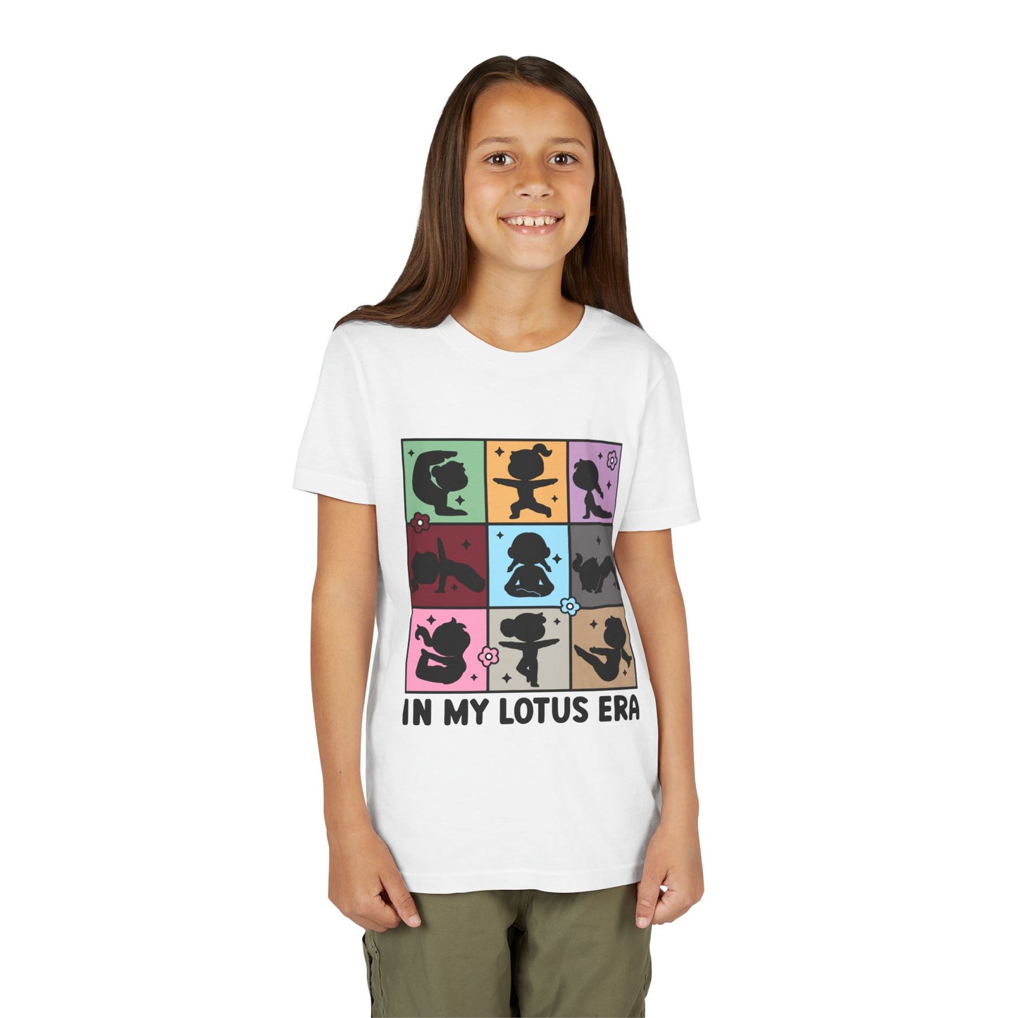 In My Lotus Era - Youth Short Sleeve Tee I Kids Yoga T-Shirt I Mindfulness Tee I Fun Gift for Young Yoga Lovers