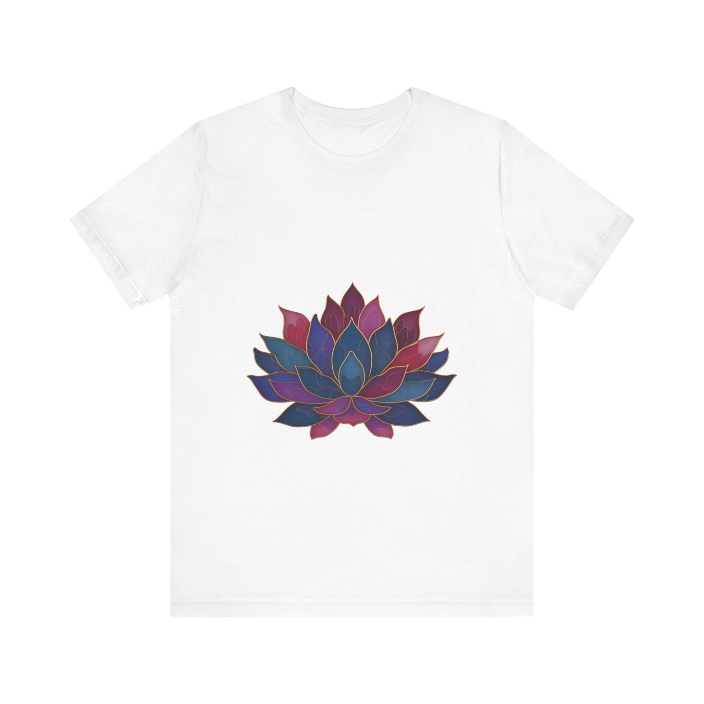 Lotus Blossom Unisex Tee | Relaxed Fit T-Shirt for Yoga Lovers I Meditation Wear I Self-Care Meditation Apparel