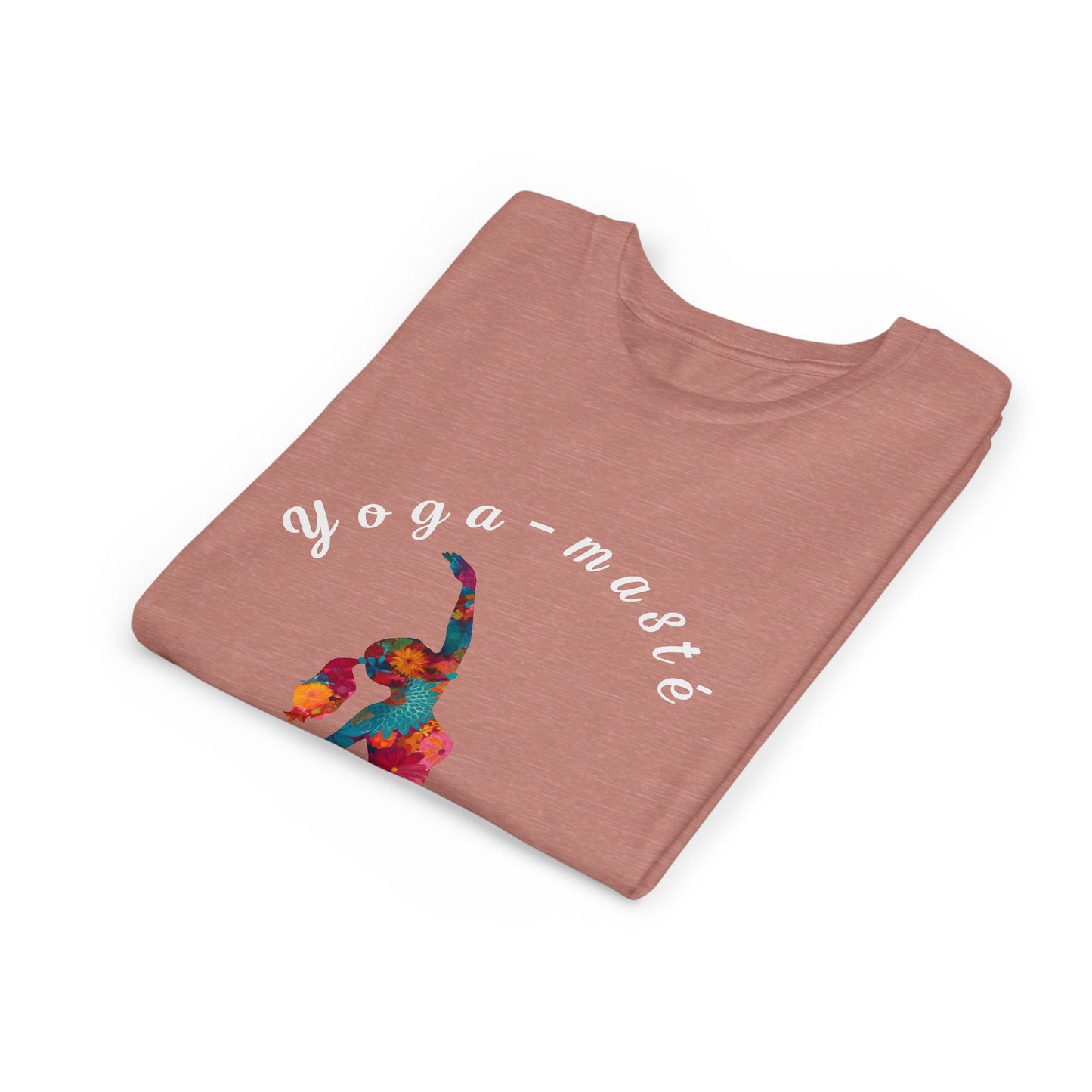 Yoga-masté Vibrant Yoga Tee for Kids I Yoga T-Shirt I Kids Yoga Wear I Colorful Gift for Young Yogis