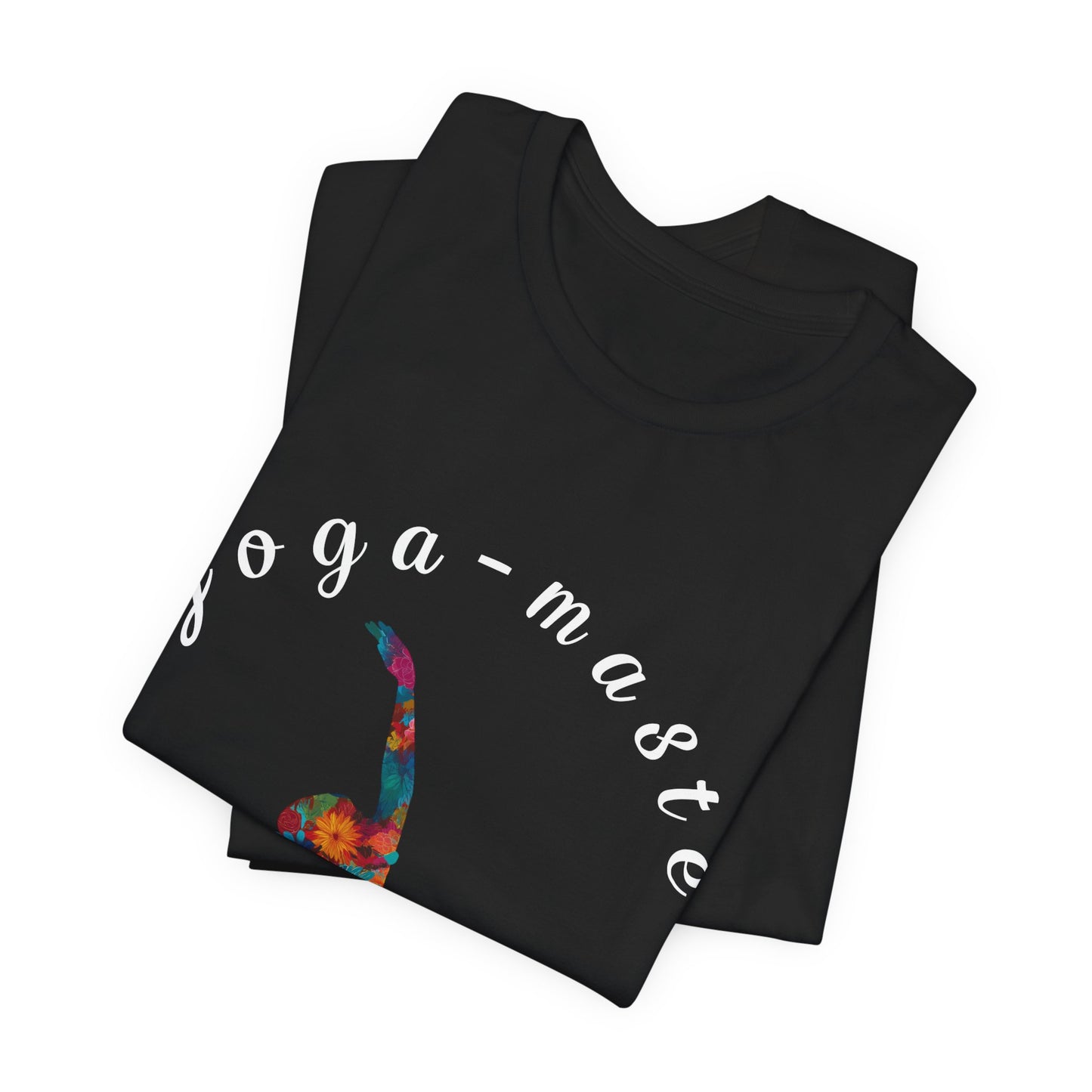 Yoga-Masté Unisex Tee I Vibrant Yoga T-Shirt I Perfect for Classes and Retreats I Gift for Yogis I Self-Care Meditation Apparel
