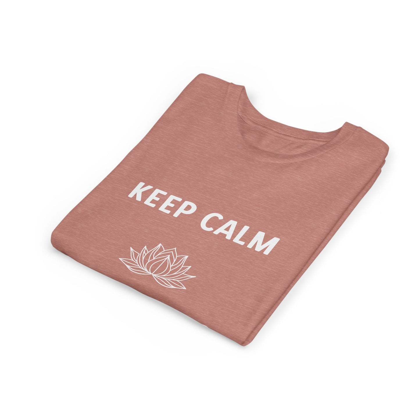 Keep Calm Do Some Ohms - Youth Meditation Tee I Yoga T-Shirt I Mindfulness Apparel I Gift for Kids I Relaxation & Inspirational Wear
