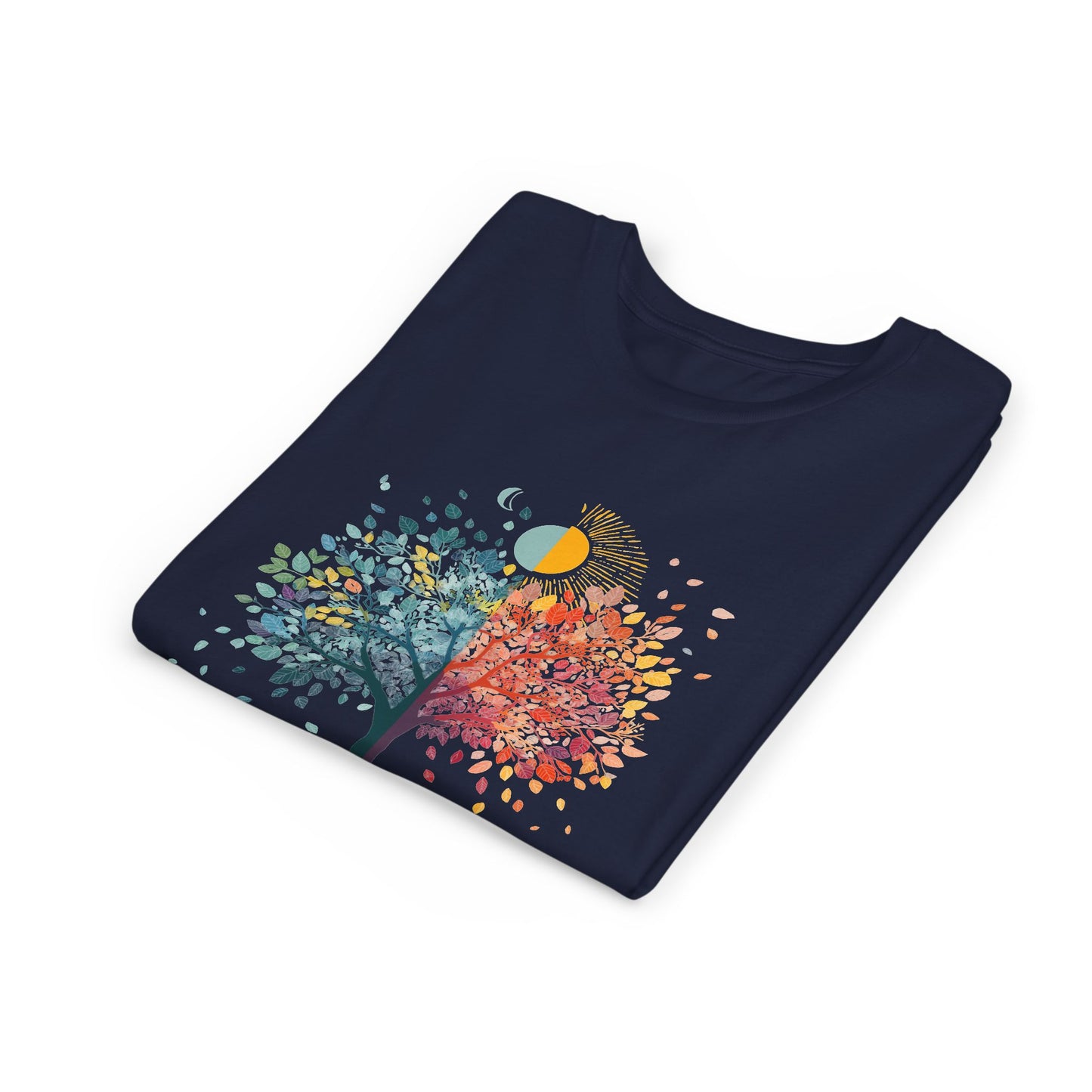 Tree Of Life Youth Yoga Tee I Nature Shirt for Kids I Tree Design Summer Apparel for Young Yogis