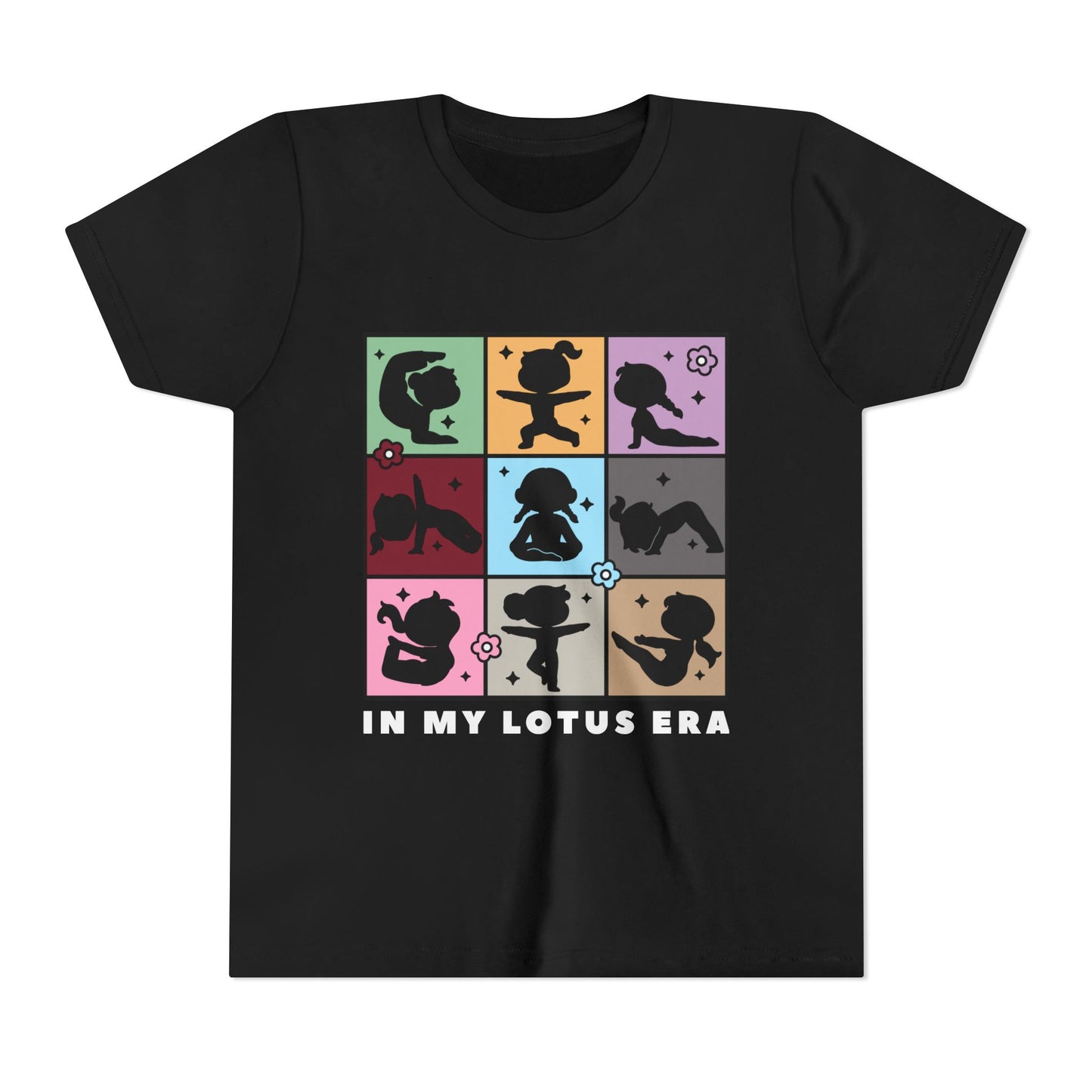 In My Lotus Era - Youth Short Sleeve Tee I Kids Yoga T-Shirt I Mindfulness Tee I Fun Gift for Young Yoga Lovers