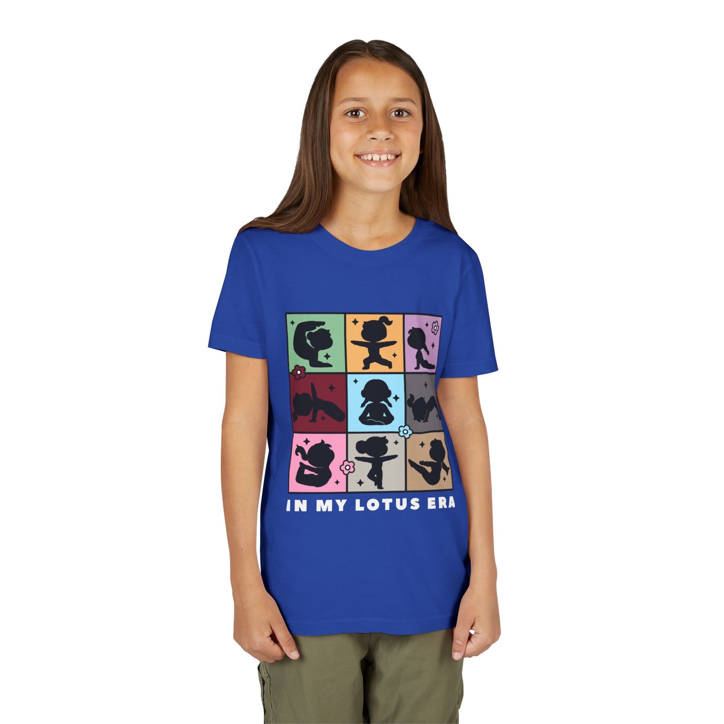 In My Lotus Era - Youth Short Sleeve Tee I Kids Yoga T-Shirt I Mindfulness Tee I Fun Gift for Young Yoga Lovers