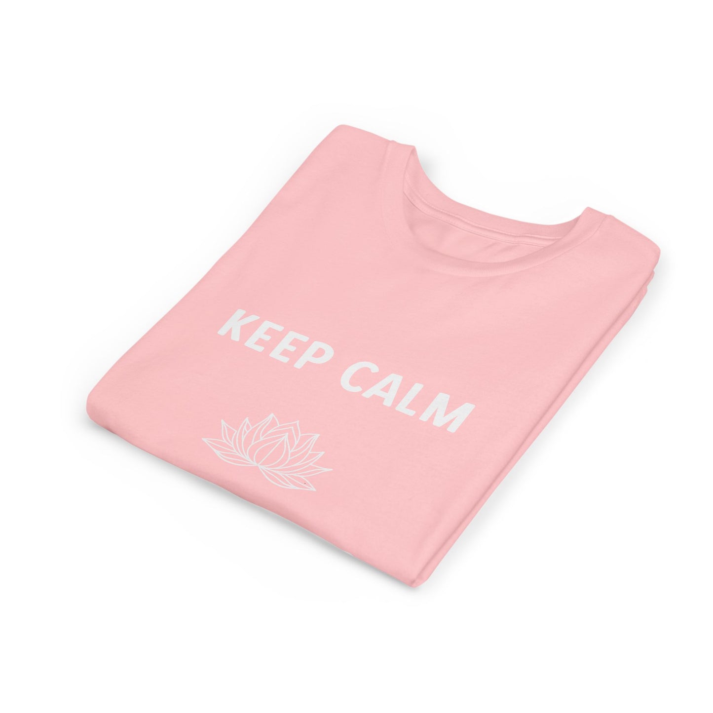 Keep Calm Do Some Ohms - Youth Meditation Tee I Yoga T-Shirt I Mindfulness Apparel I Gift for Kids I Relaxation & Inspirational Wear