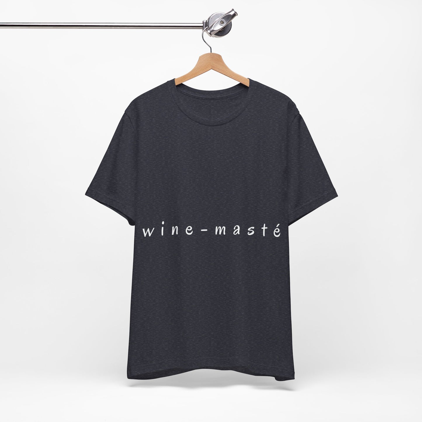 Wine-Masté - Unisex Yoga Tee I Funny Wine Lover Gift I Wine & Yoga Enthusiast Apparel I Birthday Party Humor T-Shirt