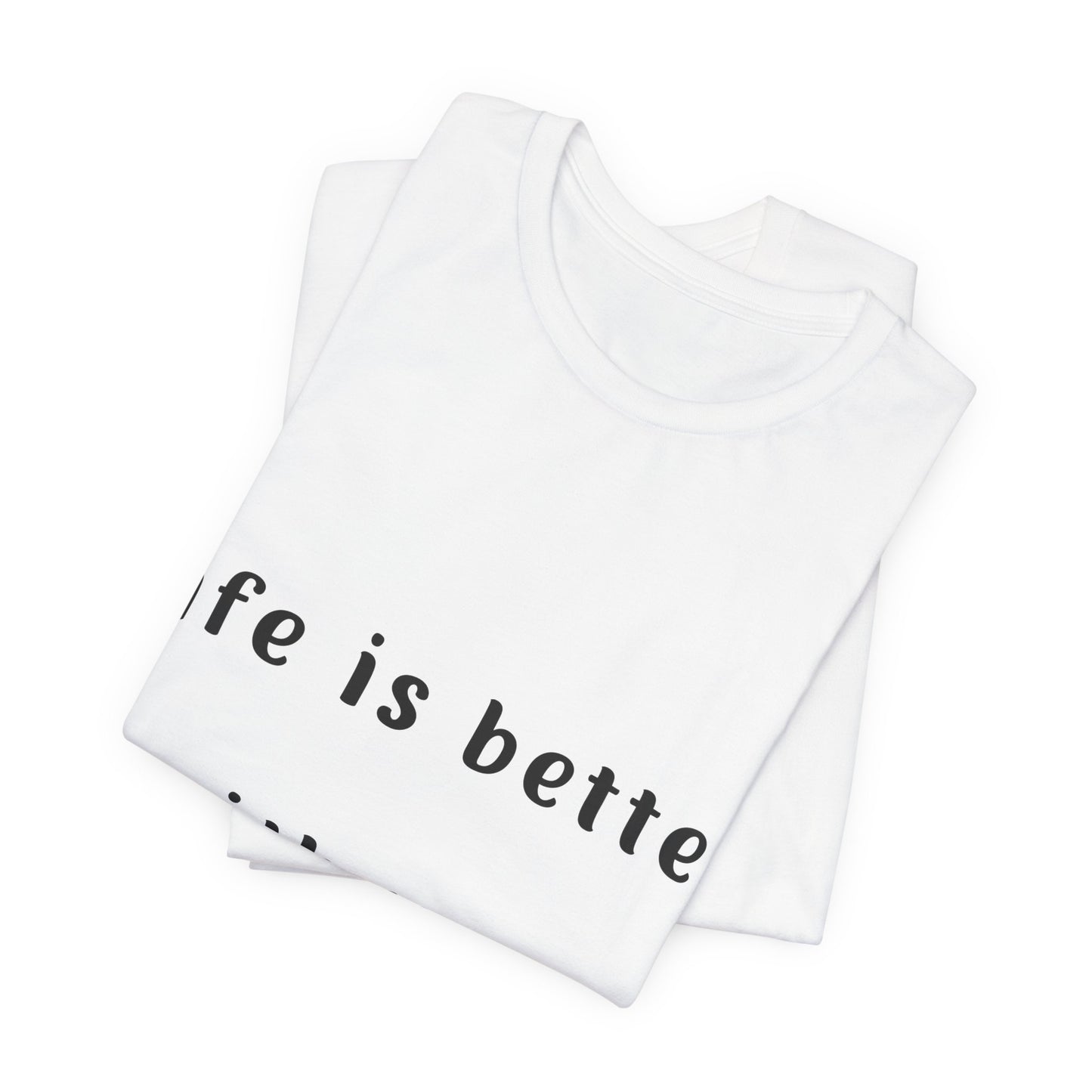 Life is Better with Yoga & Dogs Tee I Unisex T-Shirt for Dog Lovers I Yoga Enthusiasts I Gift for Pet Parents I Meditation Apparel