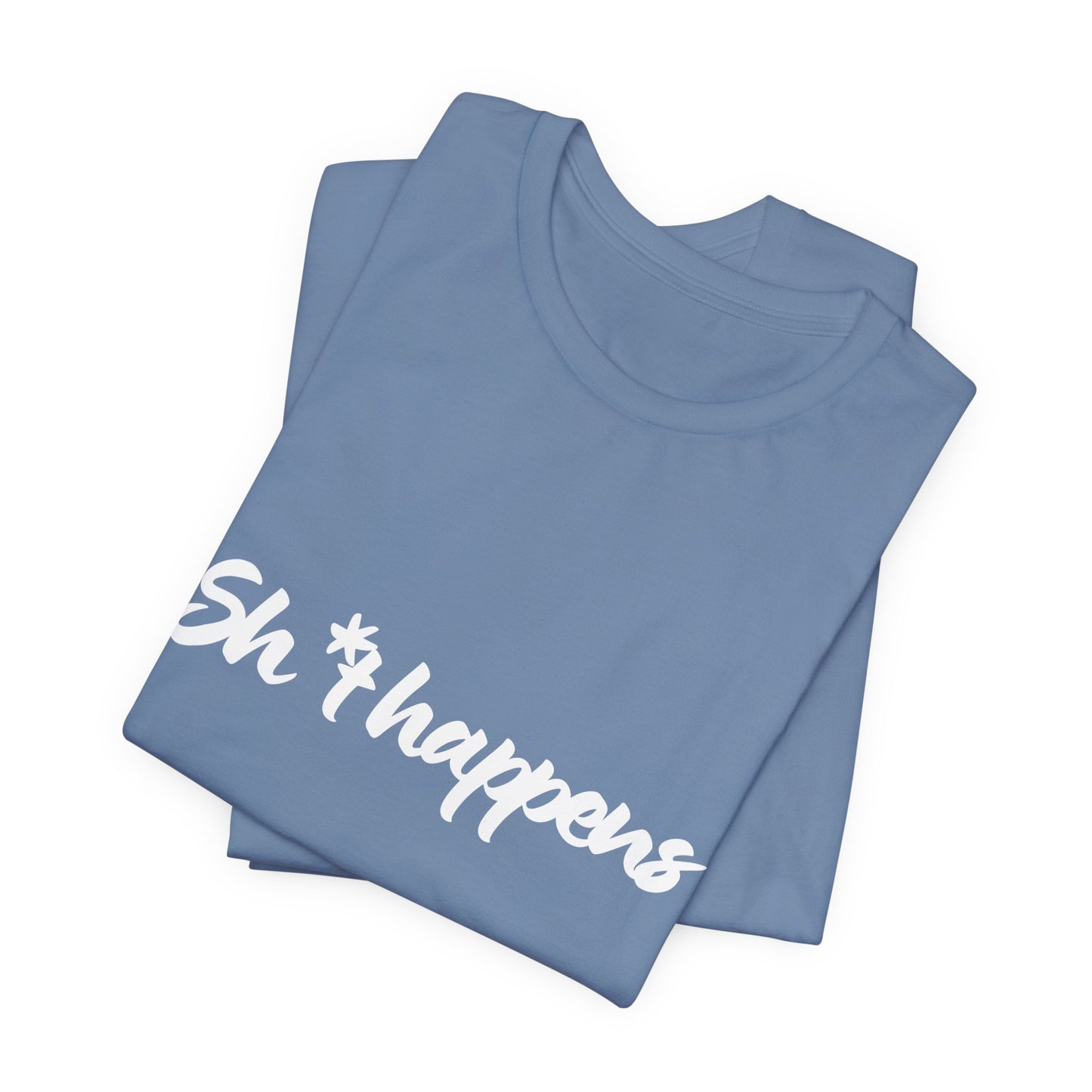 Sh*t happens Yoga helps - Unisex Yoga Lovers Tee I Funny Yoga Gift I Mindfulness Apparel I Self-Care Meditation T-Shirt