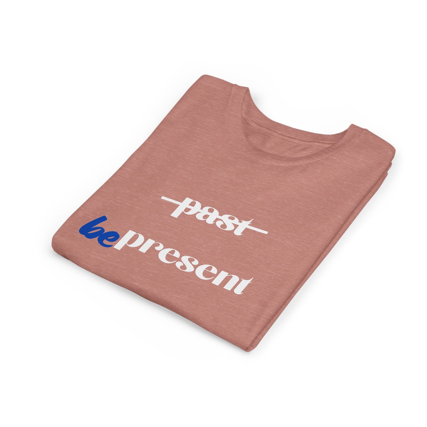 "Be Present" Youth Yoga Tee - Mindfulness T-Shirt for Young Yogis I Yoga Kids Apparel I Meditation Clothing