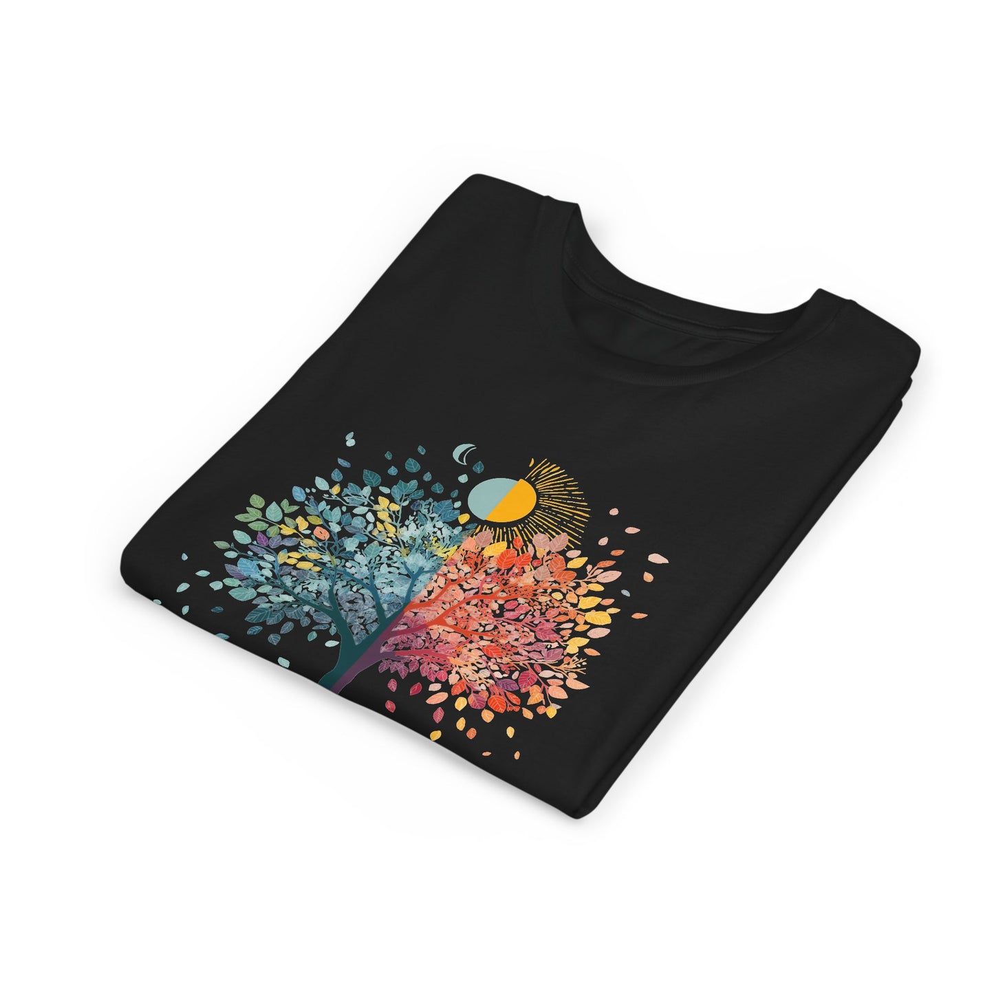 Tree Of Life Youth Yoga Tee I Nature Shirt for Kids I Tree Design Summer Apparel for Young Yogis