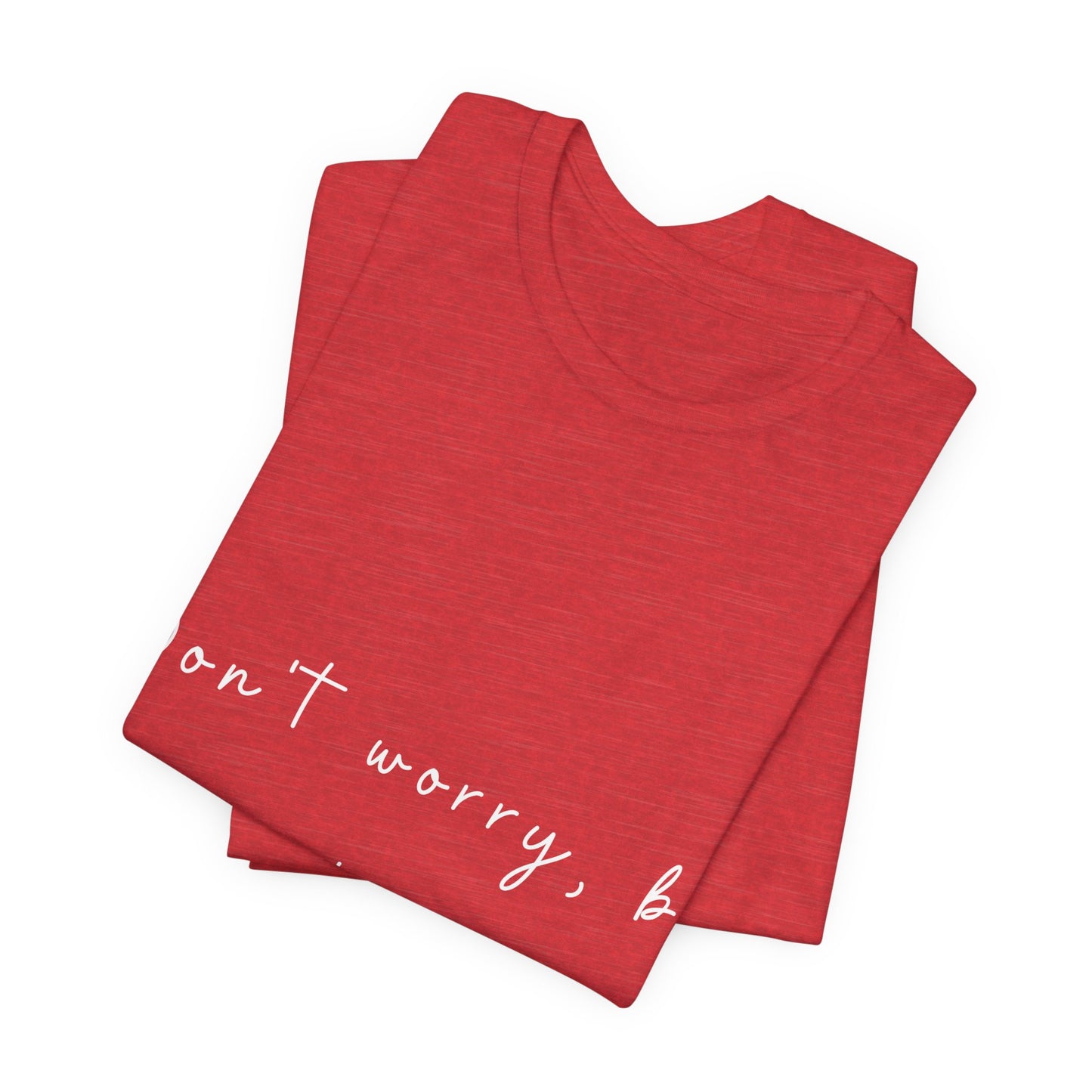 "Don't Worry Be Yoga Happy" Unisex Tee I Inspirational T-Shirt I Gift for Yogis I Motivational Tee I Relaxation & Mindfulness Clothing