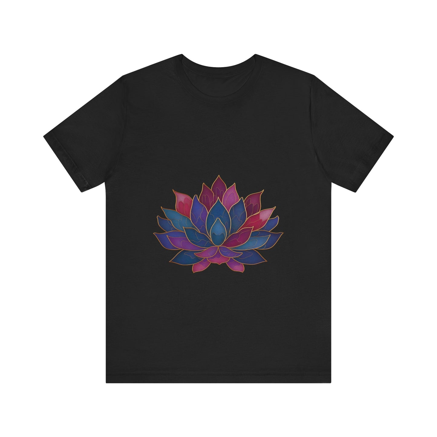 Lotus Blossom Unisex Tee | Relaxed Fit T-Shirt for Yoga Lovers I Meditation Wear I Self-Care Meditation Apparel