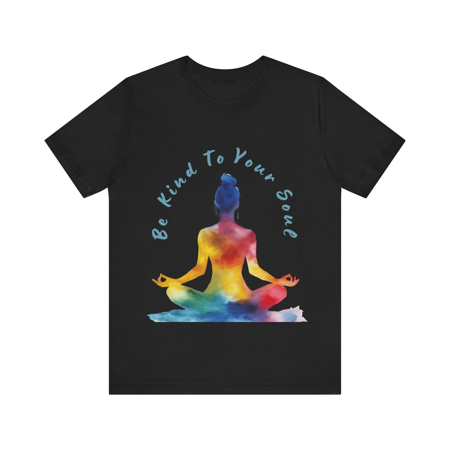 "Be Kind To Your Soul" Youthful Tee - Kids Yoga T-Shirt I Mindfulness & Inspirational Apparel I Gift for Young Yogis