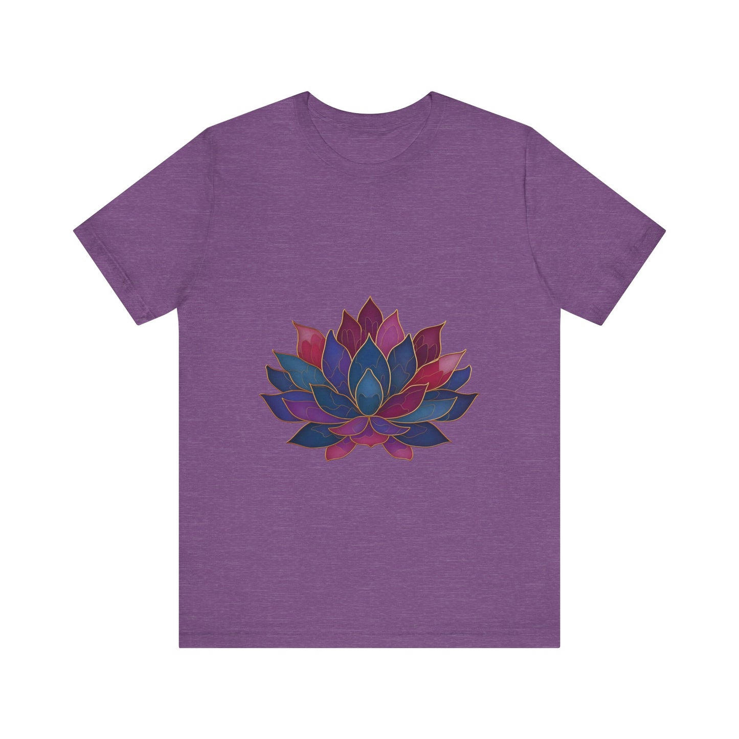 Lotus Blossom Unisex Tee | Relaxed Fit T-Shirt for Yoga Lovers I Meditation Wear I Self-Care Meditation Apparel