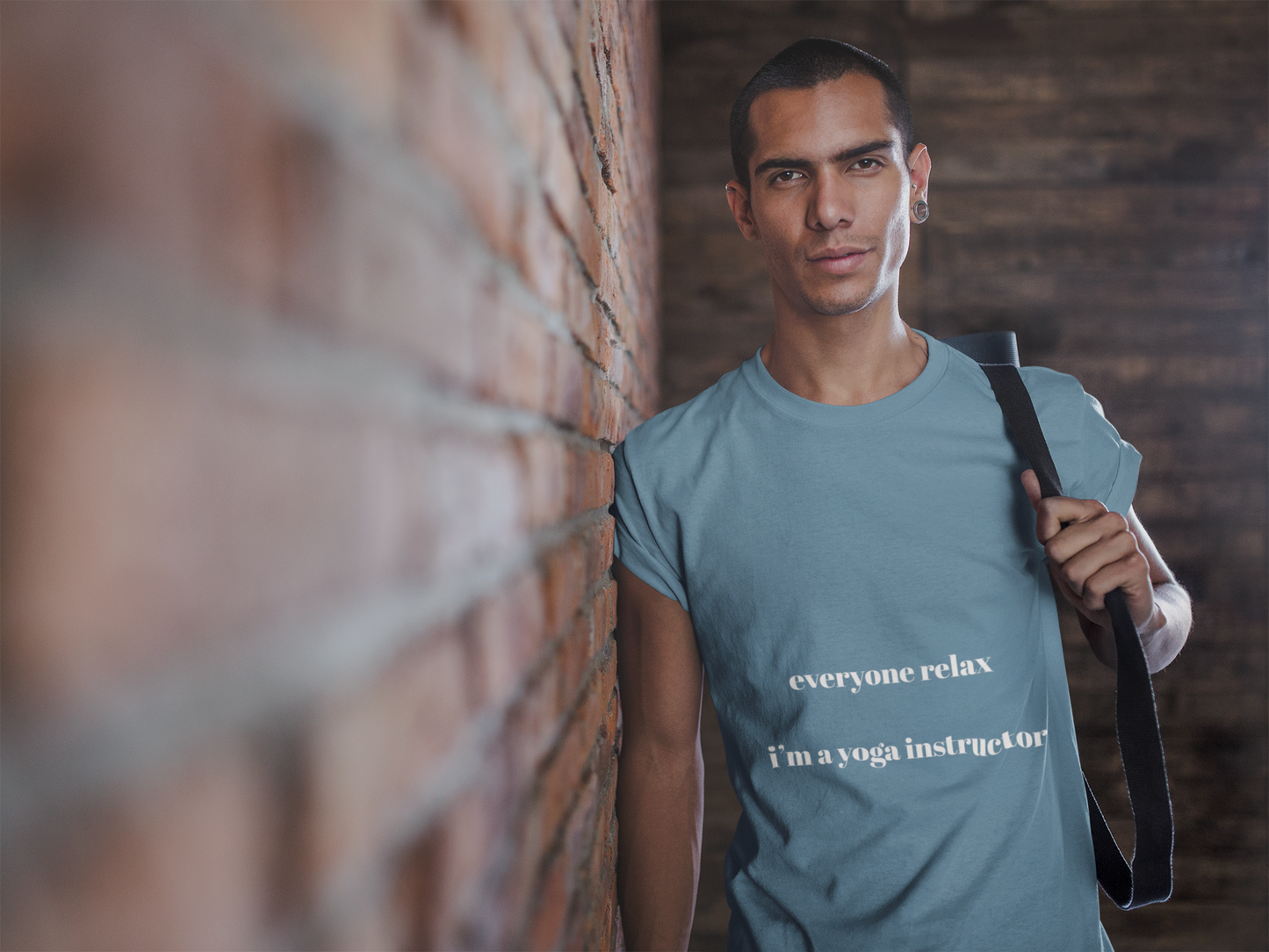 Everyone Relax I'm a Yoga Instructor Tee - Casual Yoga T-Shirt I Gift for Yogis I Relaxation T-Shirt I Self-Care Meditation Apparel