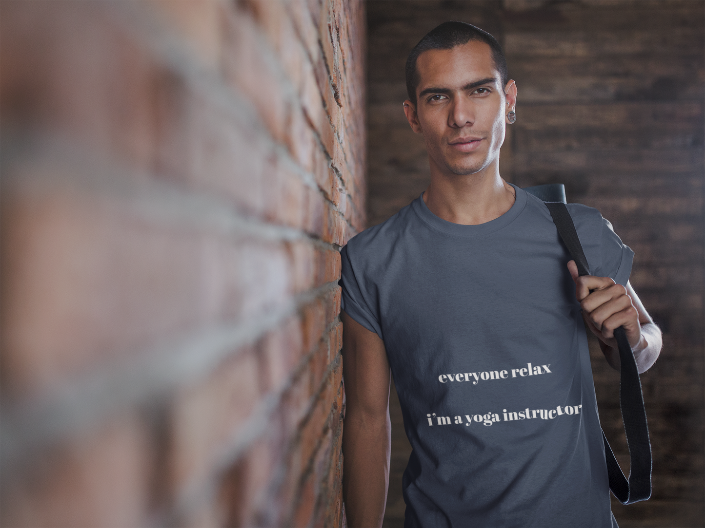 Everyone Relax I'm a Yoga Instructor Tee - Casual Yoga T-Shirt I Gift for Yogis I Relaxation T-Shirt I Self-Care Meditation Apparel
