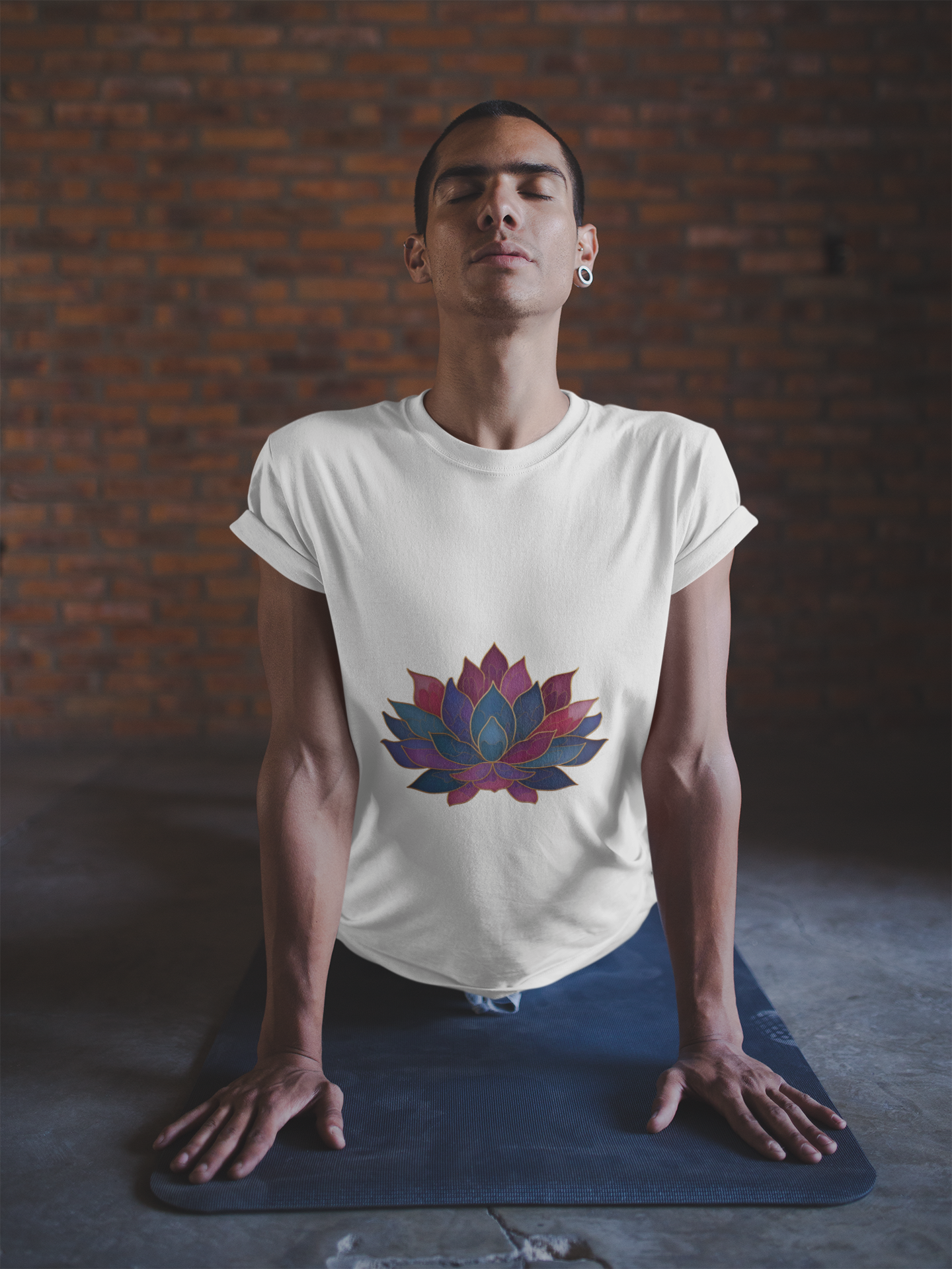 Lotus Blossom Unisex Tee | Relaxed Fit T-Shirt for Yoga Lovers I Meditation Wear I Self-Care Meditation Apparel