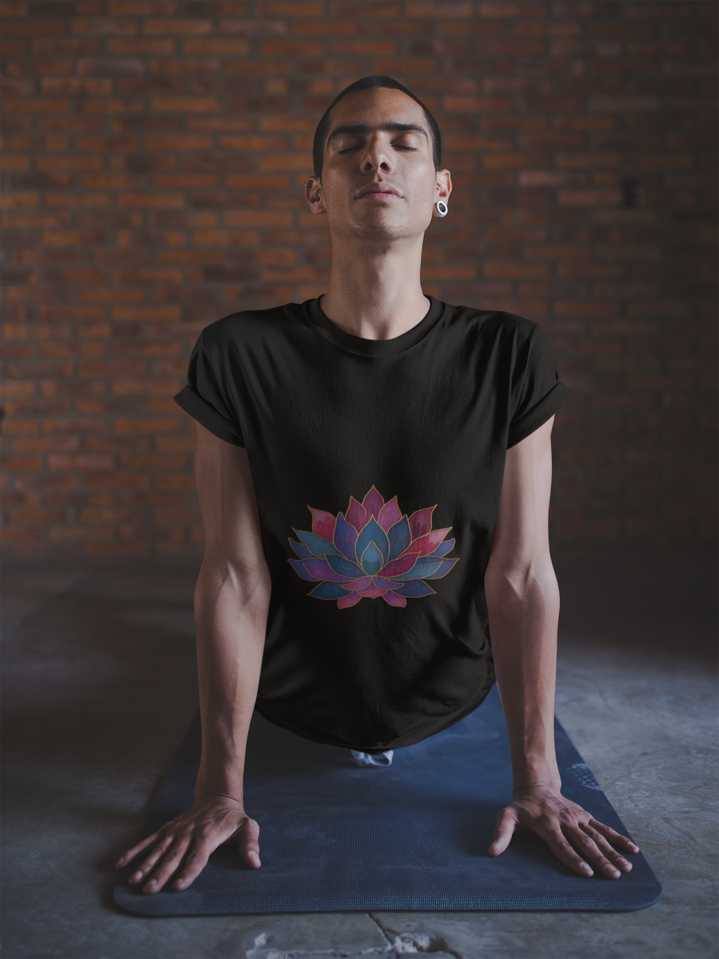 Lotus Blossom Unisex Tee | Relaxed Fit T-Shirt for Yoga Lovers I Meditation Wear I Self-Care Meditation Apparel