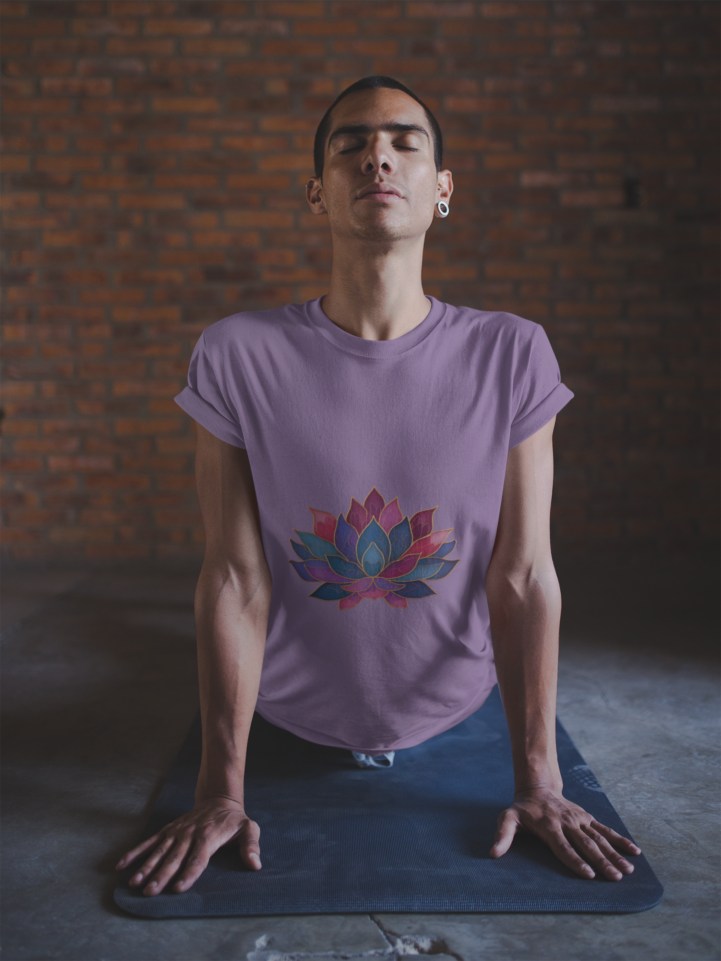 Lotus Blossom Unisex Tee | Relaxed Fit T-Shirt for Yoga Lovers I Meditation Wear I Self-Care Meditation Apparel