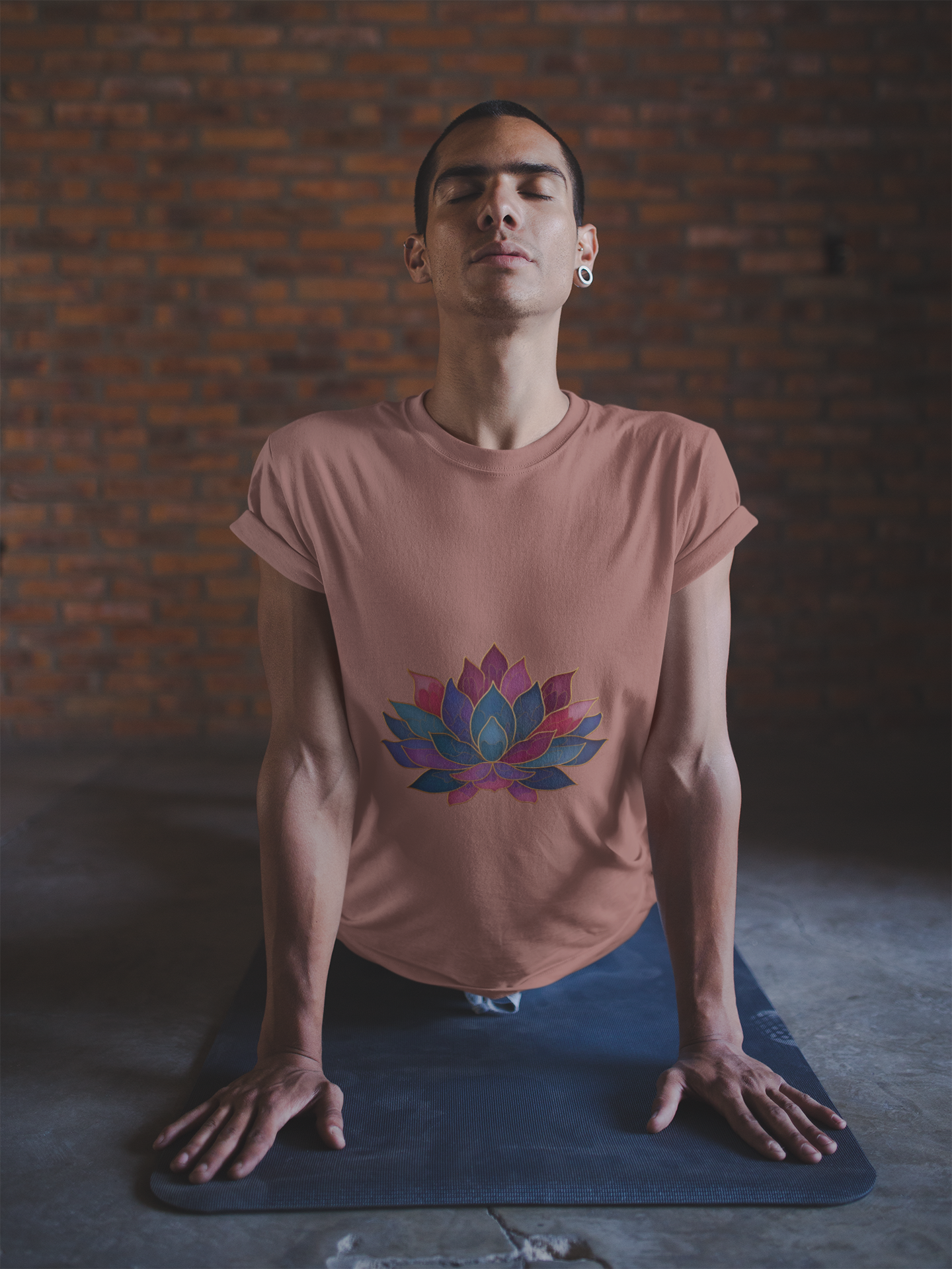 Lotus Blossom Unisex Tee | Relaxed Fit T-Shirt for Yoga Lovers I Meditation Wear I Self-Care Meditation Apparel