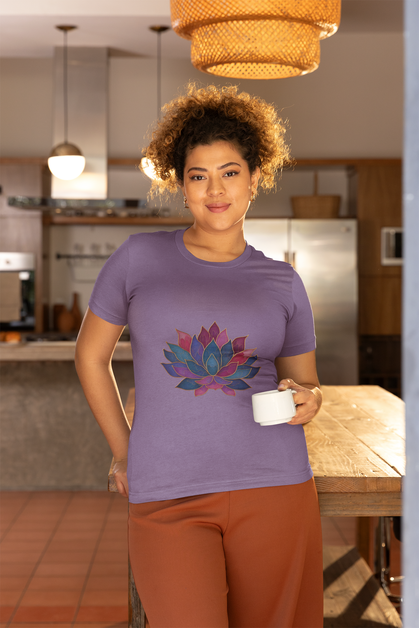 Lotus Blossom Unisex Tee | Relaxed Fit T-Shirt for Yoga Lovers I Meditation Wear I Self-Care Meditation Apparel