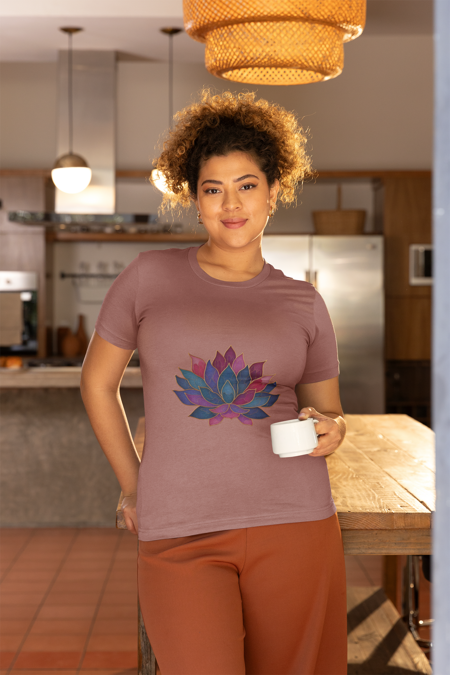 Lotus Blossom Unisex Tee | Relaxed Fit T-Shirt for Yoga Lovers I Meditation Wear I Self-Care Meditation Apparel