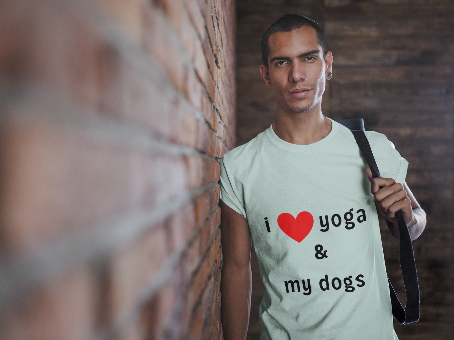 I Love Yoga & My Dogs Unisex Jersey Tee - Perfect Gift for Yoga Enthusiasts and Dog Lovers