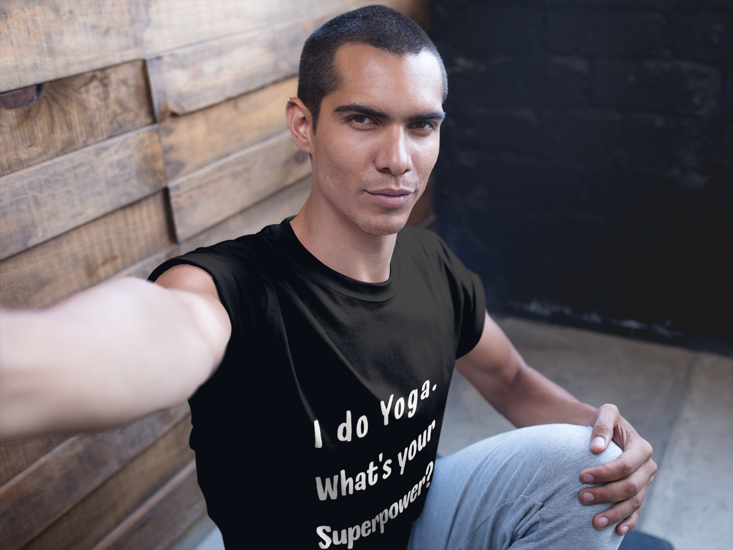 I Do Yoga. What's Your Superpower? - Unisex Tee for Yoga Lovers I Funny Yoga T-Shirt I Self-Care Meditation Apparel