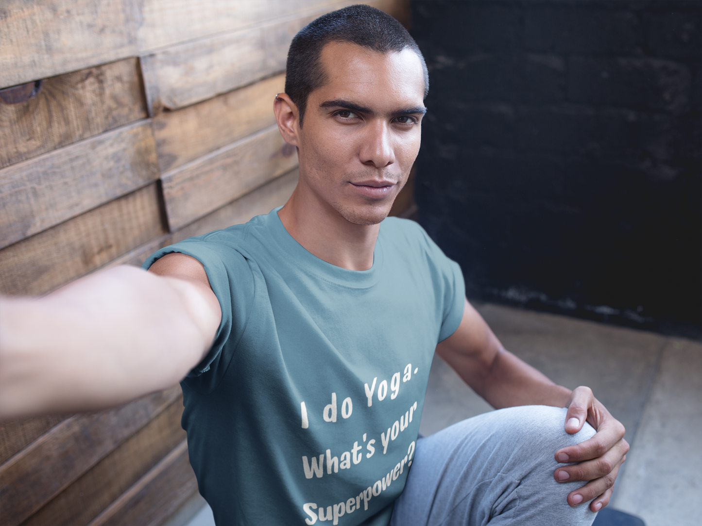 I Do Yoga. What's Your Superpower? - Unisex Tee for Yoga Lovers I Funny Yoga T-Shirt I Self-Care Meditation Apparel