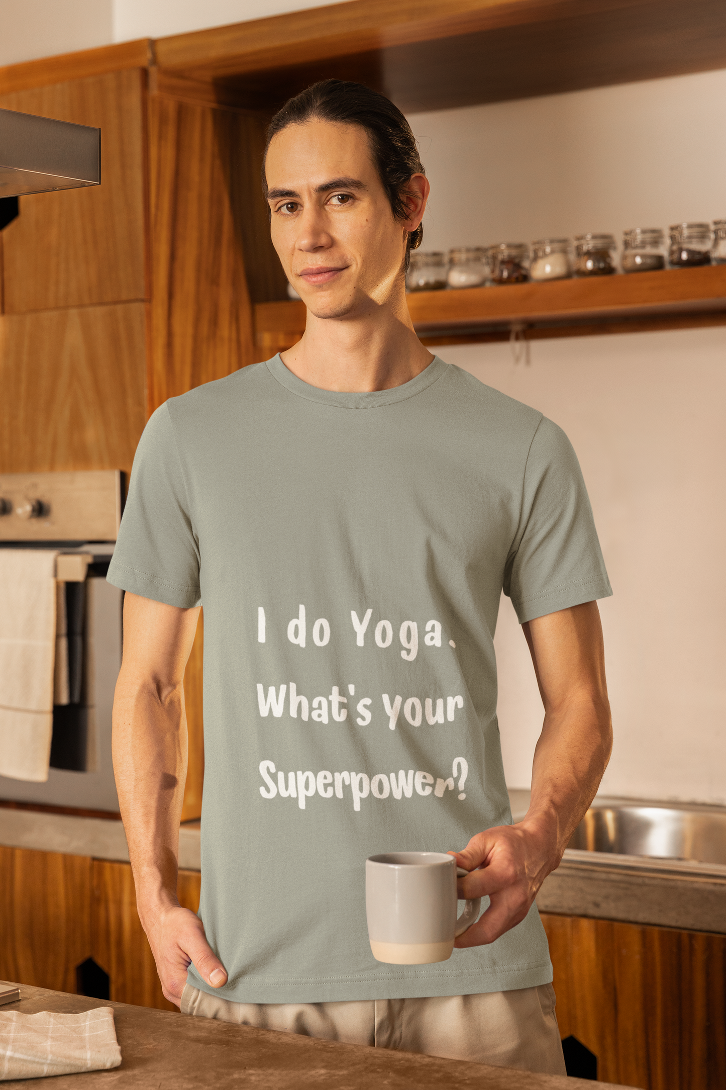I Do Yoga. What's Your Superpower? - Unisex Tee for Yoga Lovers I Funny Yoga T-Shirt I Self-Care Meditation Apparel
