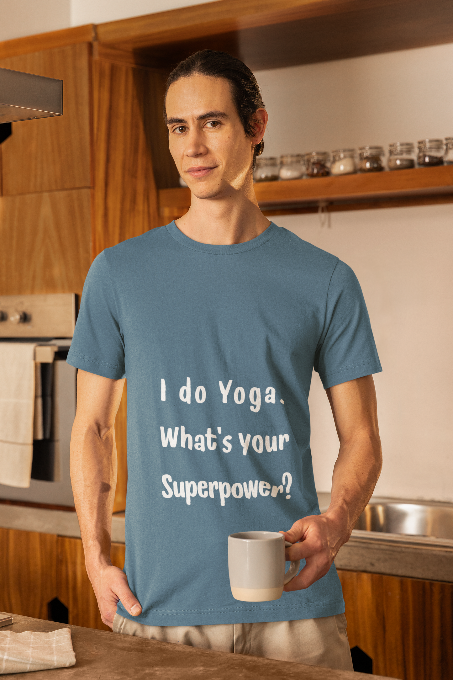 I Do Yoga. What's Your Superpower? - Unisex Tee for Yoga Lovers I Funny Yoga T-Shirt I Self-Care Meditation Apparel
