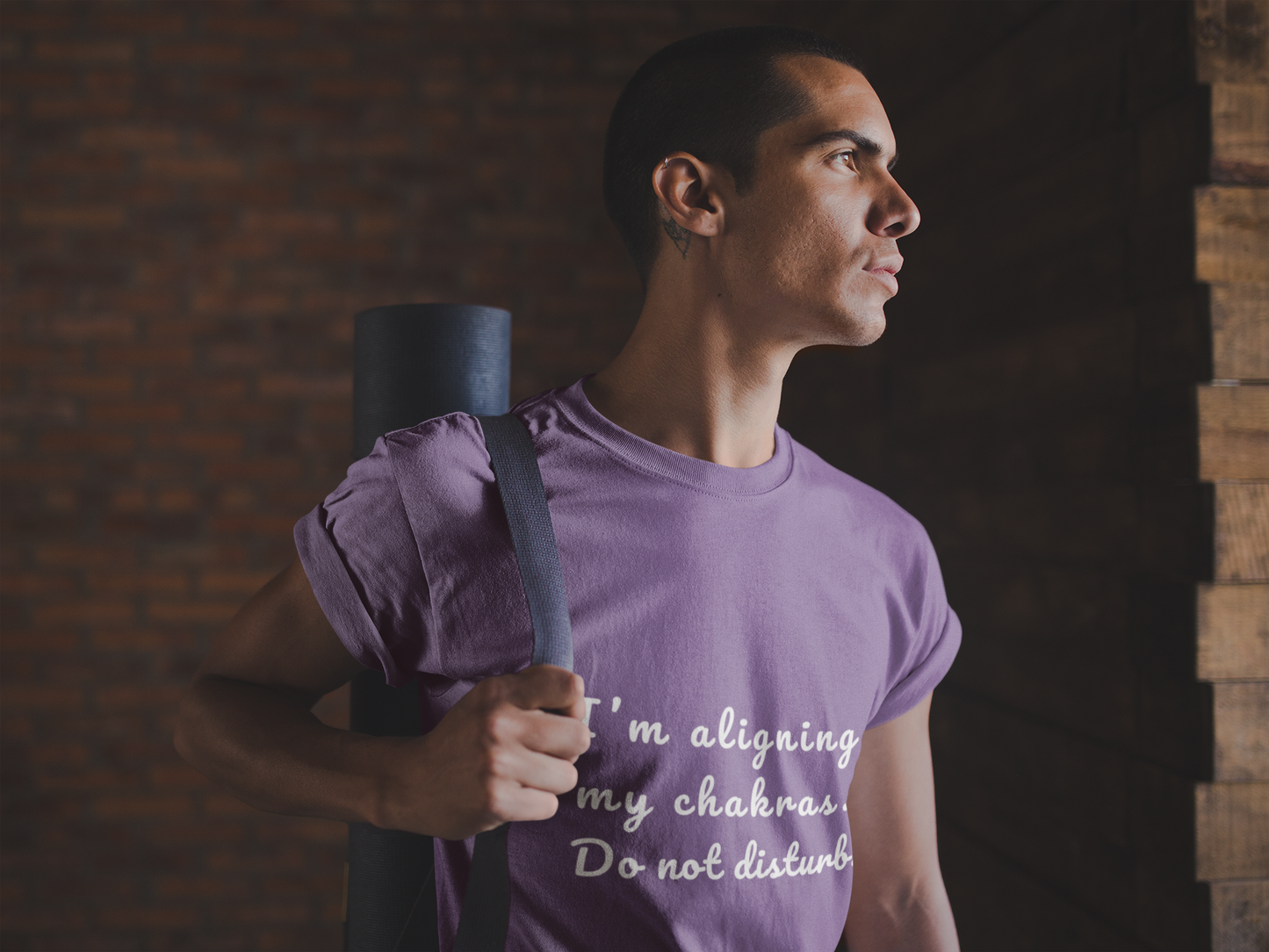 "I'm Aligning My Chakras. Do Not Disturb." - Unisex Tee I Spiritual Yoga T-Shirt I Meditation Gift I Mindfulness Clothing