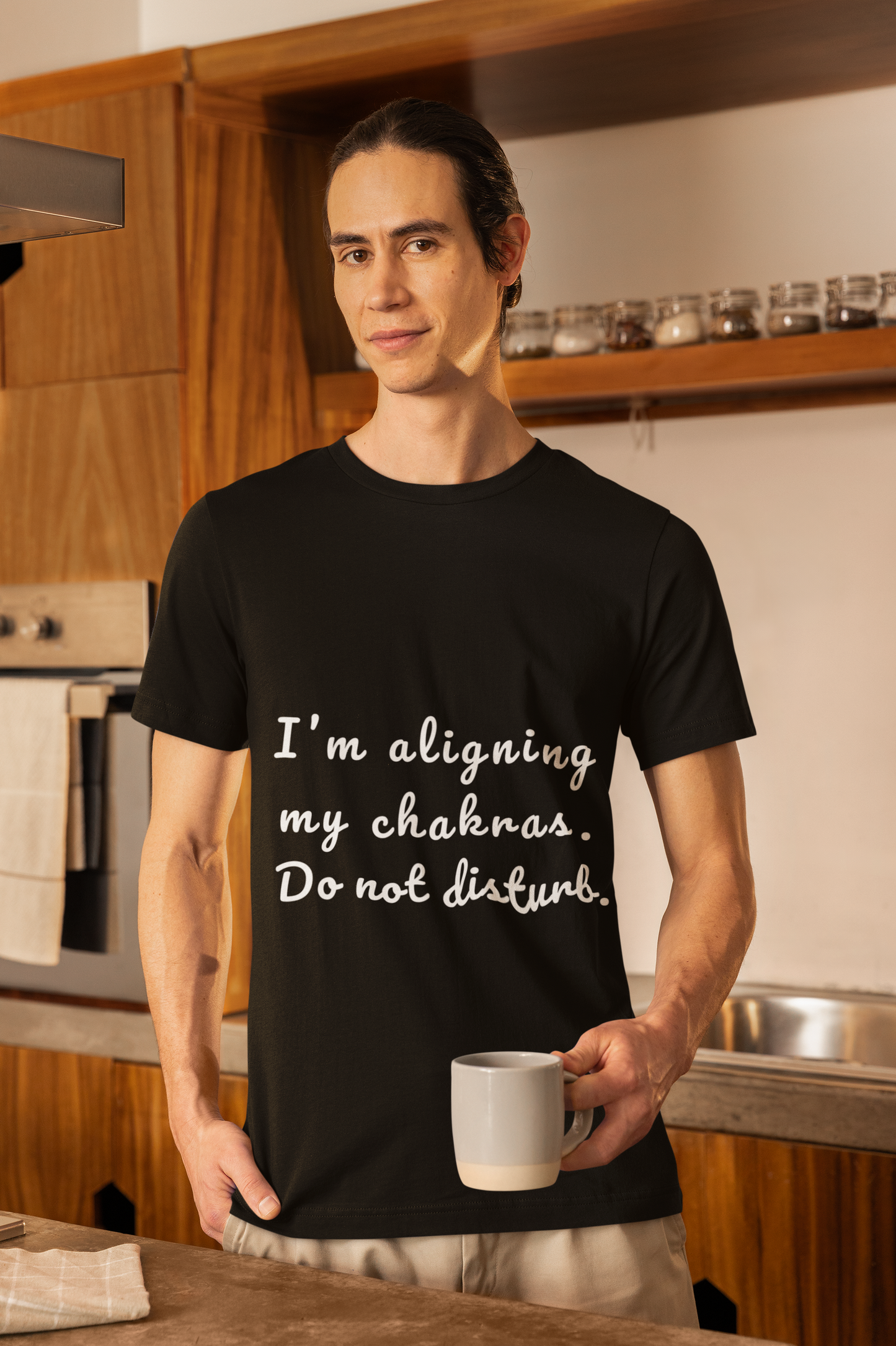 "I'm Aligning My Chakras. Do Not Disturb." - Unisex Tee I Spiritual Yoga T-Shirt I Meditation Gift I Mindfulness Clothing