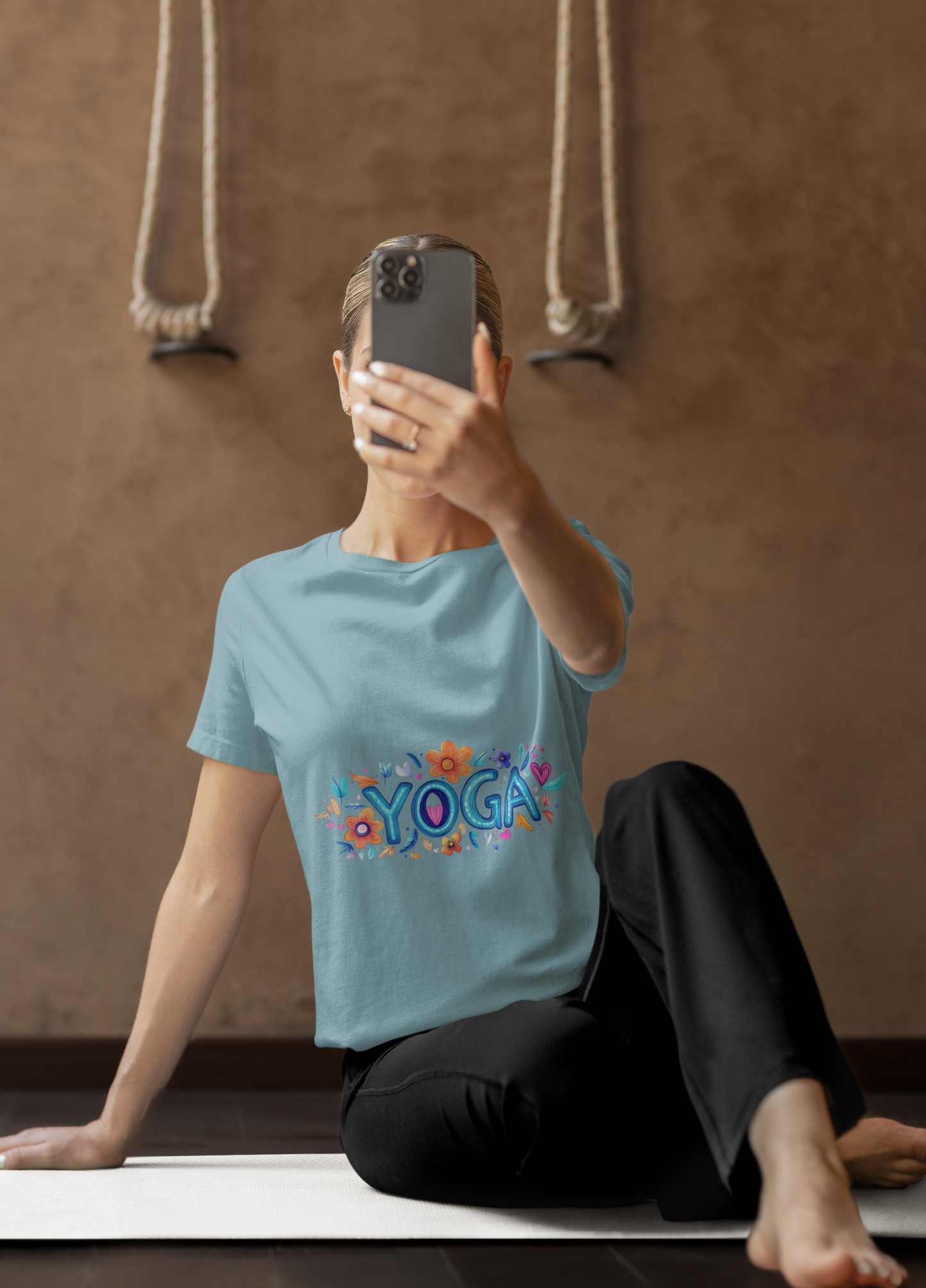 Colorful Yoga-Themed Unisex Tee for Yoga Lovers I Yoga T-Shirt I Gift for Yogis I Self-Care Meditation Apparel