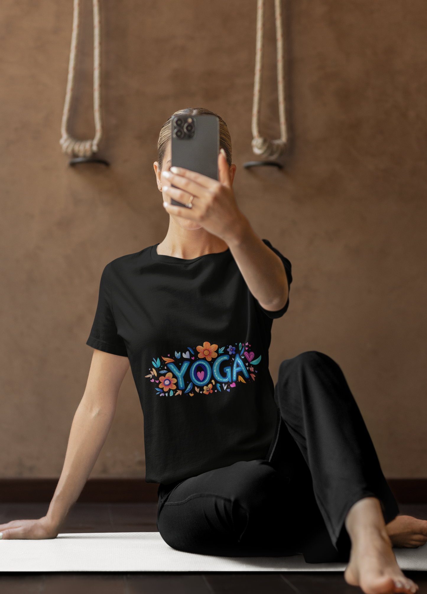 Colorful Yoga-Themed Unisex Tee for Yoga Lovers I Yoga T-Shirt I Gift for Yogis I Self-Care Meditation Apparel