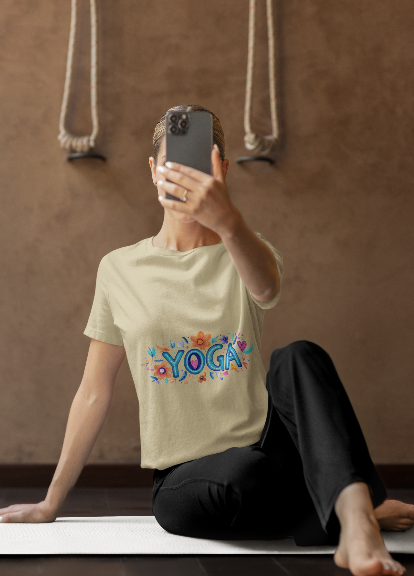 Colorful Yoga-Themed Unisex Tee for Yoga Lovers I Yoga T-Shirt I Gift for Yogis I Self-Care Meditation Apparel
