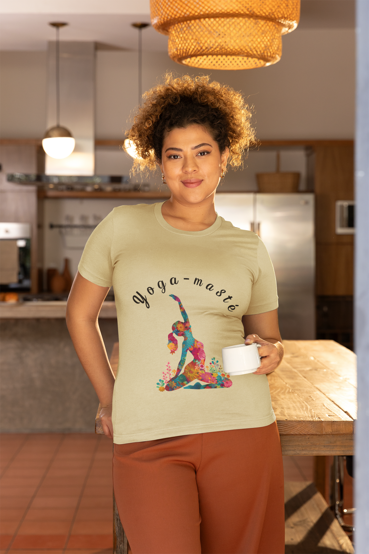 Yoga-Masté Unisex Tee I Vibrant Yoga T-Shirt I Perfect for Classes and Retreats I Gift for Yogis I Self-Care Meditation Apparel