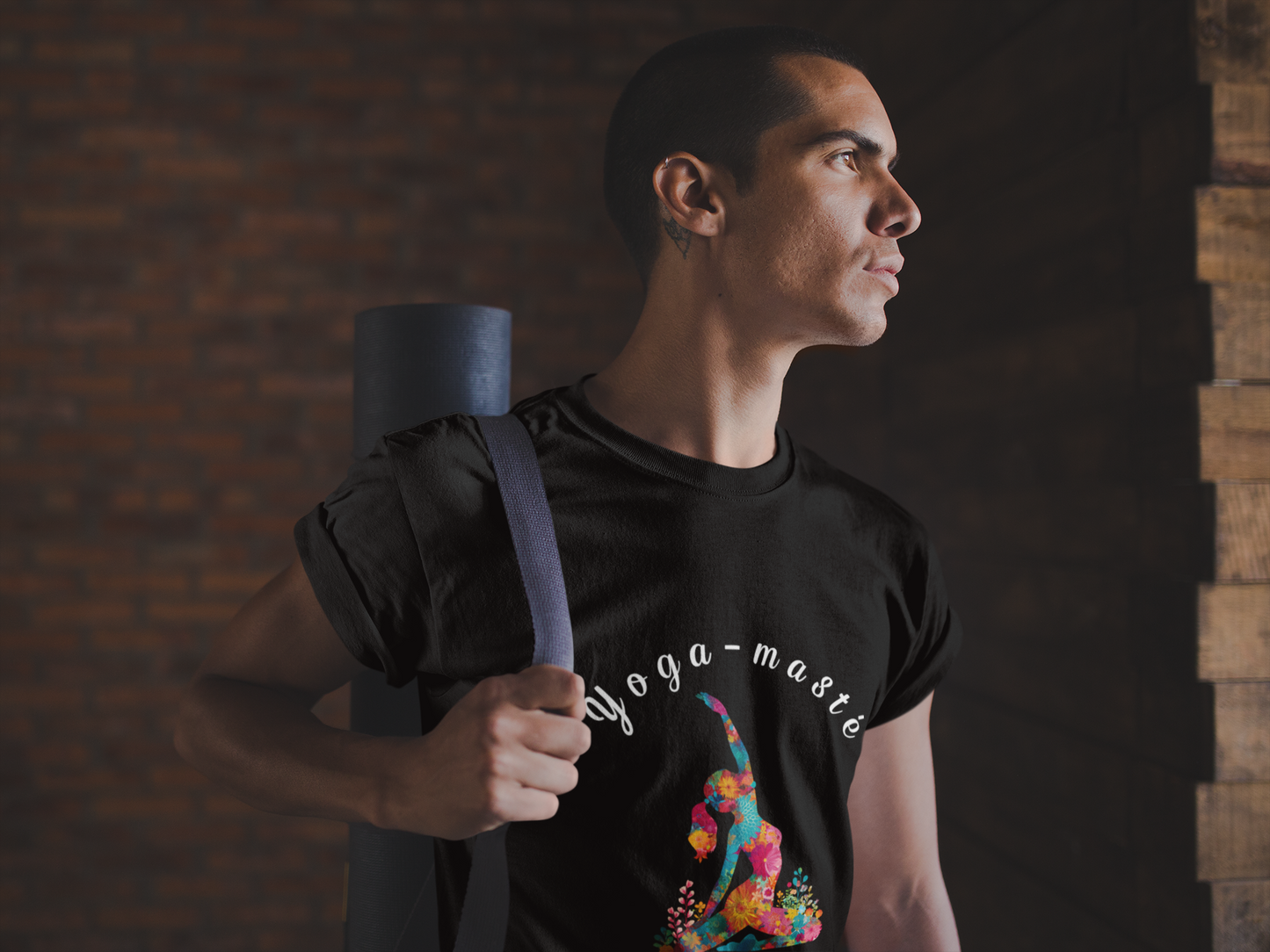 Yoga-Masté Unisex Tee I Vibrant Yoga T-Shirt I Perfect for Classes and Retreats I Gift for Yogis I Self-Care Meditation Apparel