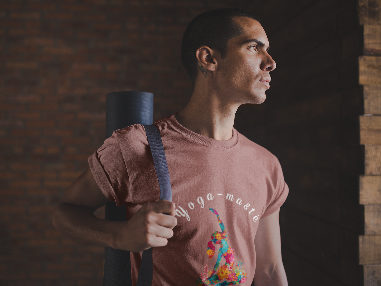 Yoga-Masté Unisex Tee I Vibrant Yoga T-Shirt I Perfect for Classes and Retreats I Gift for Yogis I Self-Care Meditation Apparel