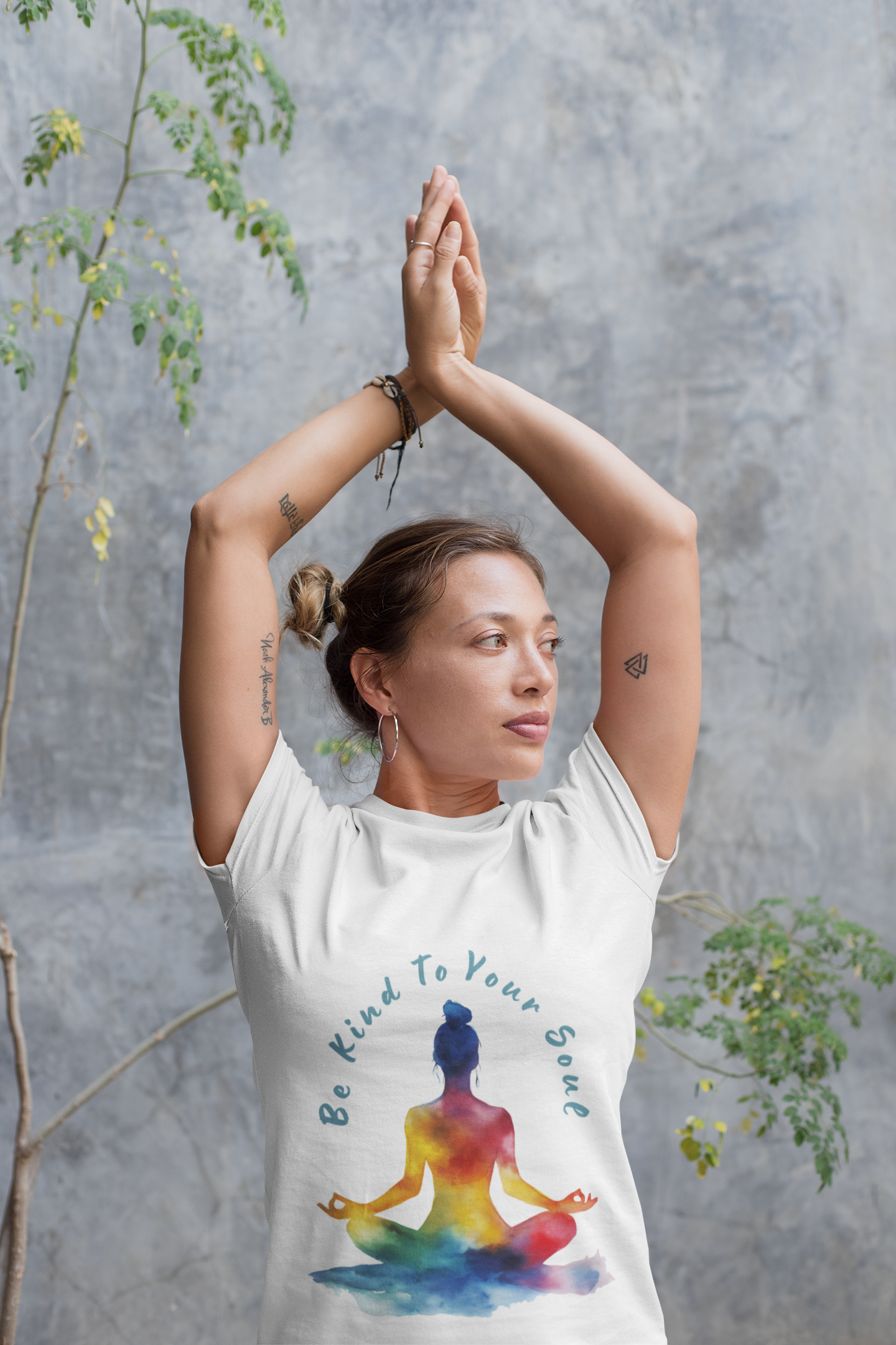 "Be Kind To Your Soul" Meditation Inspired Tee I Spiritual Yoga T- Shirt I Relaxation Mindfulness Apparel I Self-Care Clothing