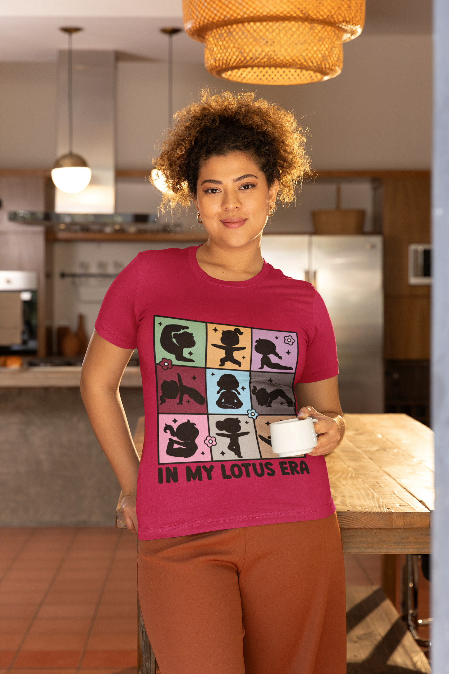 In My Lotus Era Tee - Meditative Yoga T-Shirt I Relaxation Shirt I Gift for Yogi I Mindfulness & Wellness Apparel