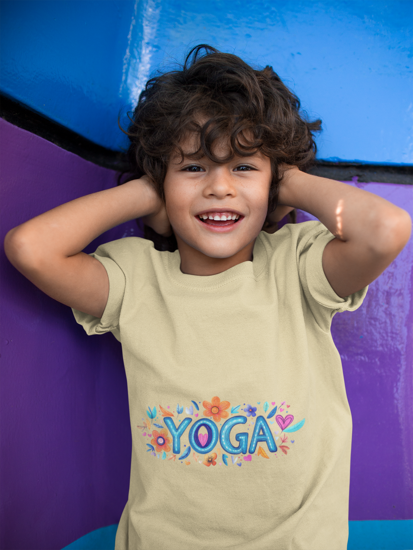 Youth Yoga Tee - Kids Yoga T-Shirt I Fun Activewear I Summer Tee I Gift for Little Yogis I Cute Yoga Apparel