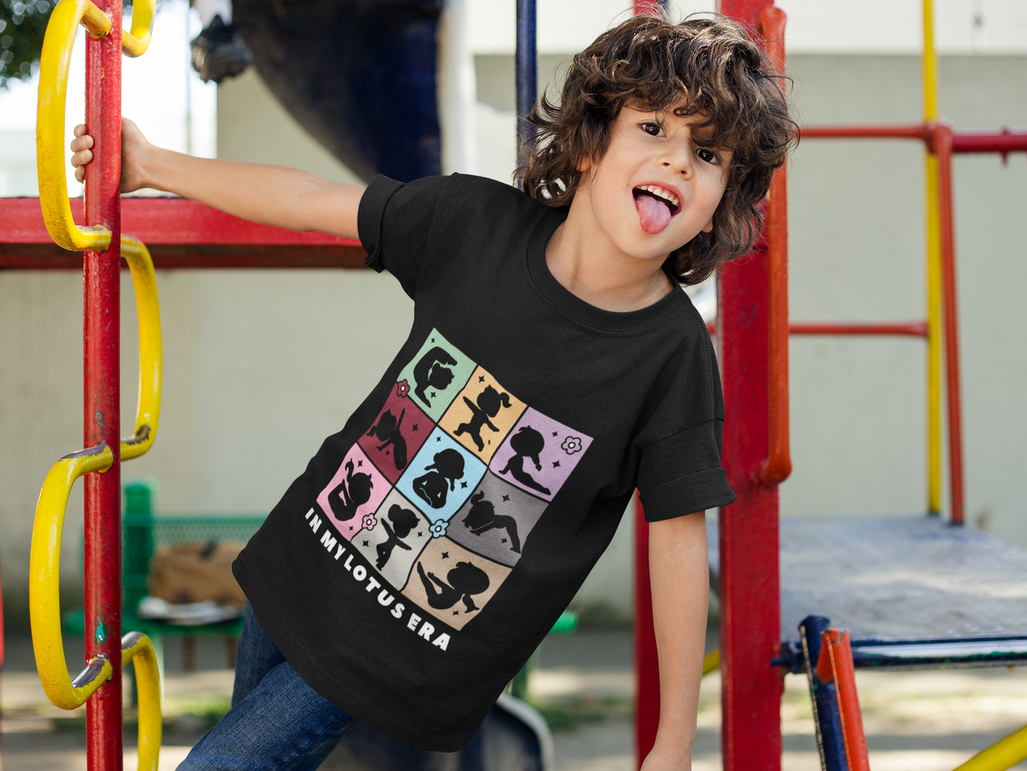 In My Lotus Era - Youth Short Sleeve Tee I Kids Yoga T-Shirt I Mindfulness Tee I Fun Gift for Young Yoga Lovers